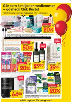 Rusta erbjudanden - Förhandsvisning av reklamblad från butik Rusta aktuell från 23.03.2026 | Sida: 3 | Produkter: Tvål, Galler, Pads