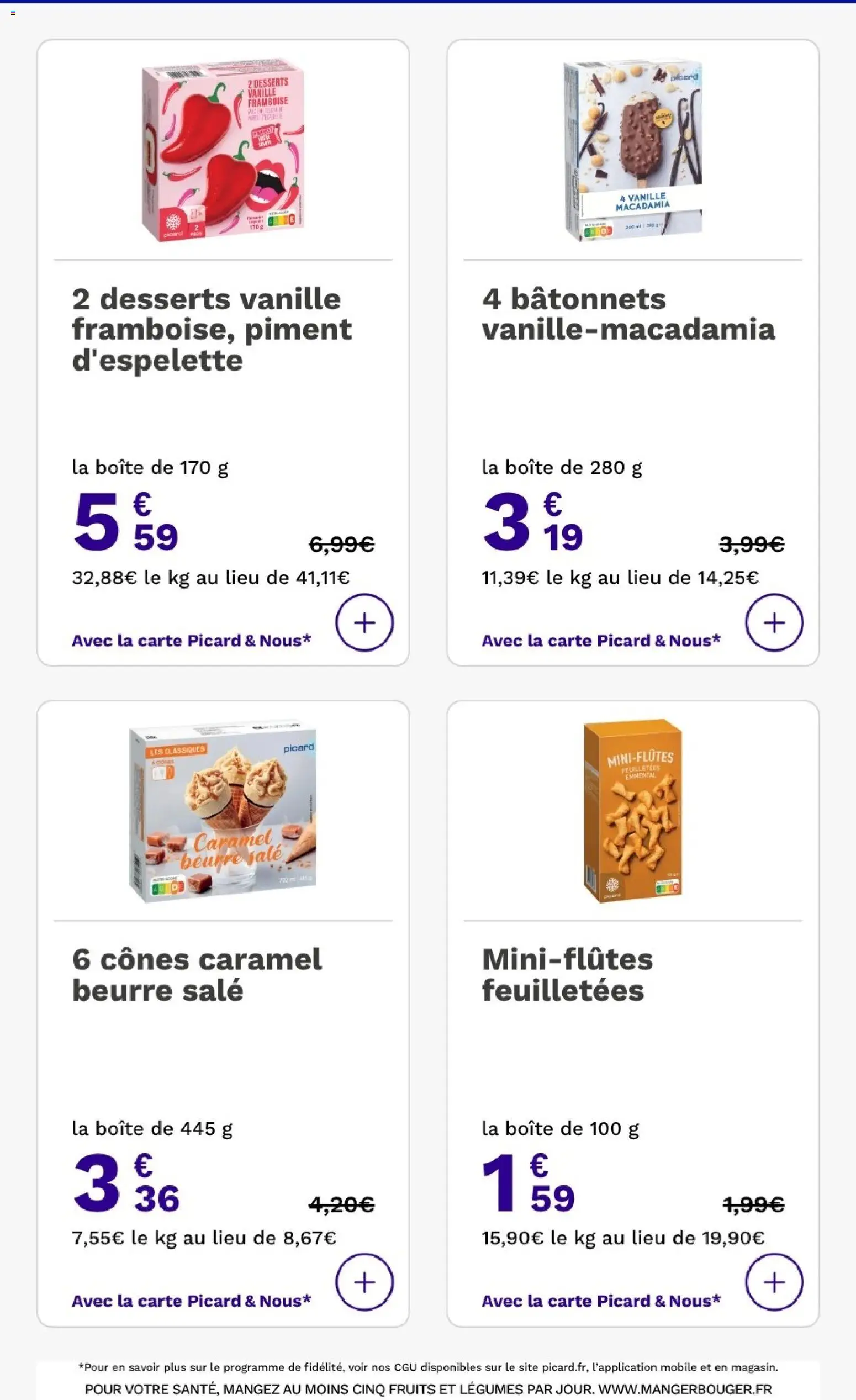 {H1} | Page: 28 | Produits: Framboise, Piment, Cônes, Beurre