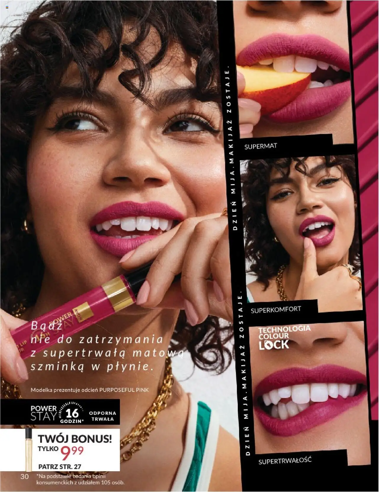 Avon Katalog 08 2025 od 01.08.2025 | Strona: 30 | Produkty: Makijaż, Szminka