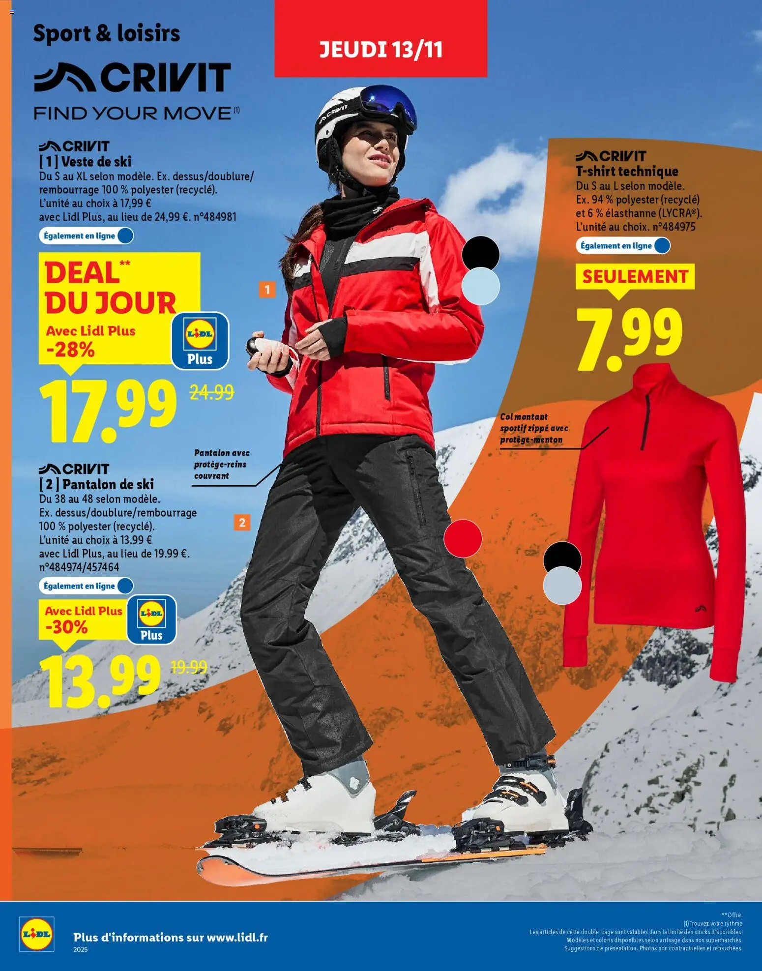 {H1} | Page: 6 | Produits: Veste de ski, T-shirt, Veste, Pantalon