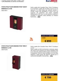 Anteprima del volantino Eurobrico Stufe a Pellet catalogo valido a partire dal 23.07.2025 | Pagina: 13 | Prodotti: Pellet, Stufa a pellet, Stufa