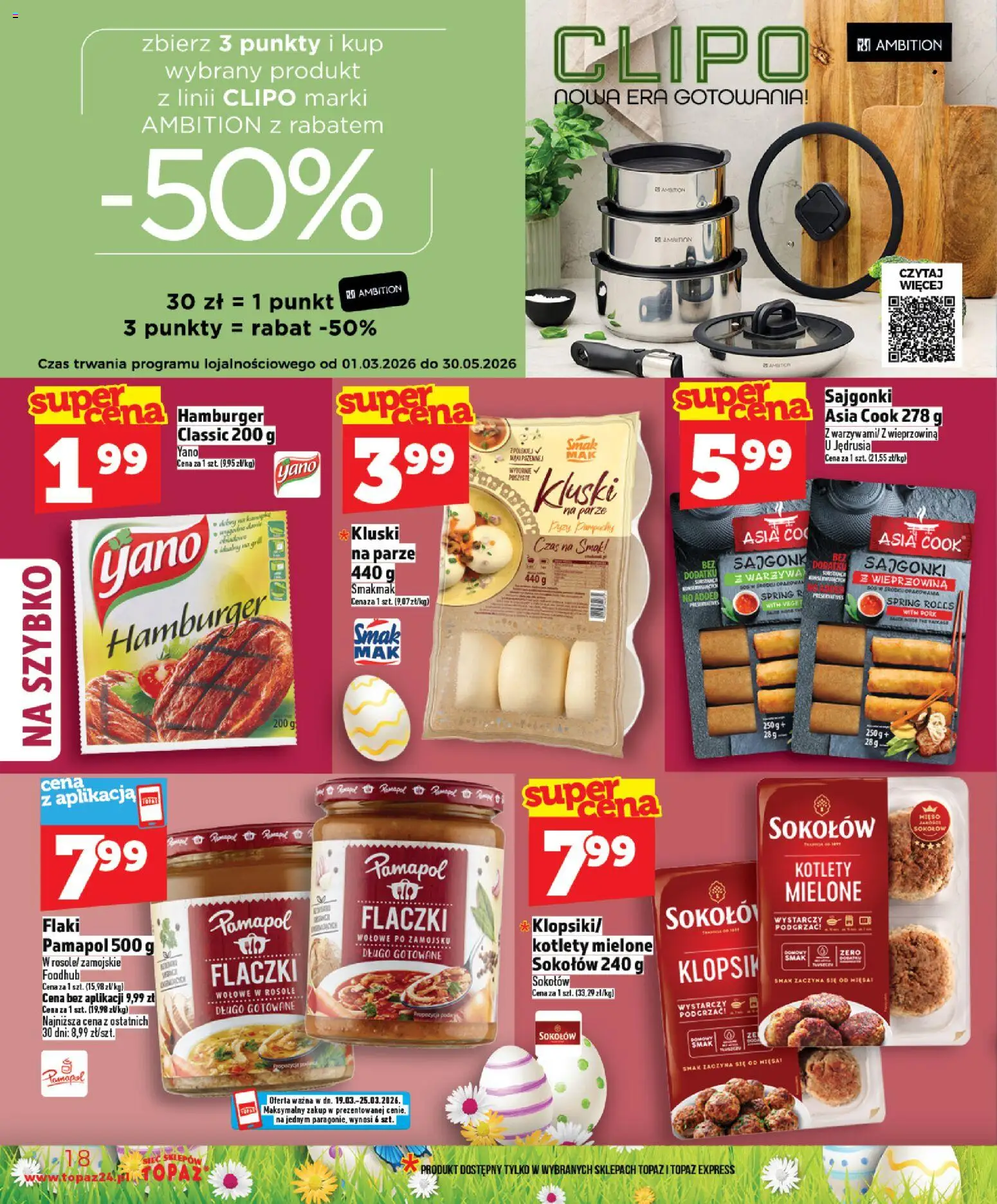 Topaz gazetka - Ceny małe na stałe od 19.03.2026 | Strona: 18