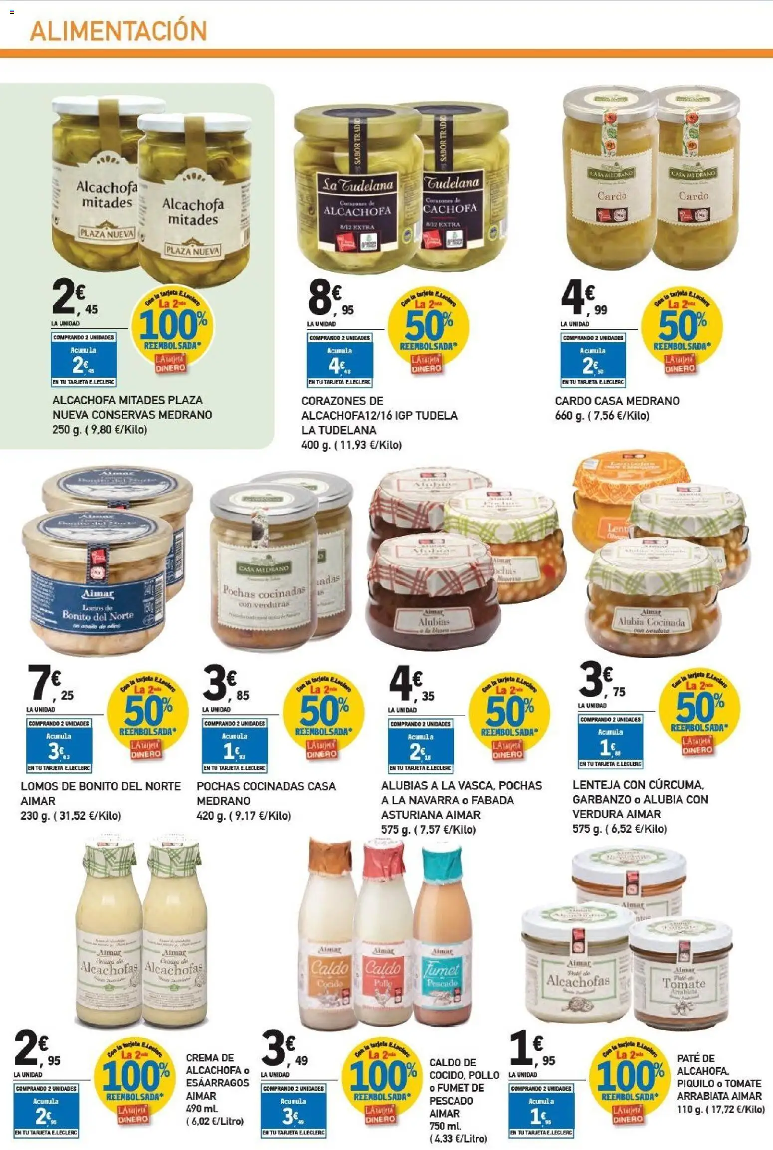 E.Leclerc - Alianz Locales │ válido desde el 25.02.2026 | Página: 44 | Productos: Paté, Pescado, Crema