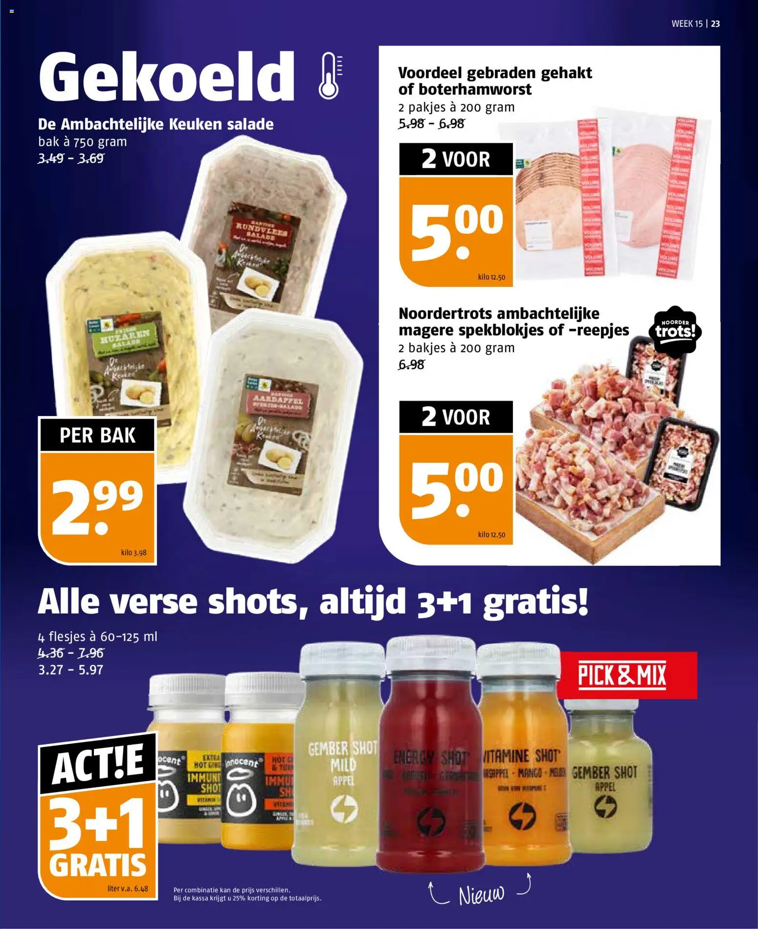 {H1} | Pagina: 23 | Producten: Kan, Gehakt, Salade, Rundvlees