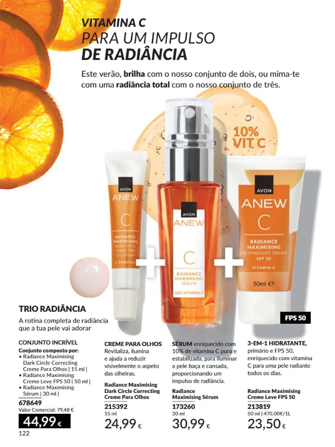 Catálogo Avon Campanha 6 │ válido de 01.06.2025 | Página: 122 | Produtos: Sérum, Vitamina c, Creme