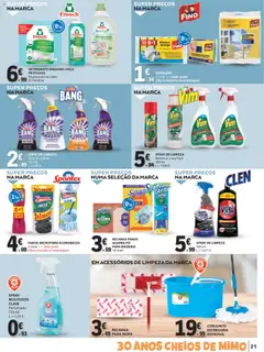 Pré-visualização E.Leclerc Têxtil Lar e Limpeza válido de 30.12.2025 | Página: 21 | Produtos: Esfregão, Bicarbonato de sódio, Pó, Detergente