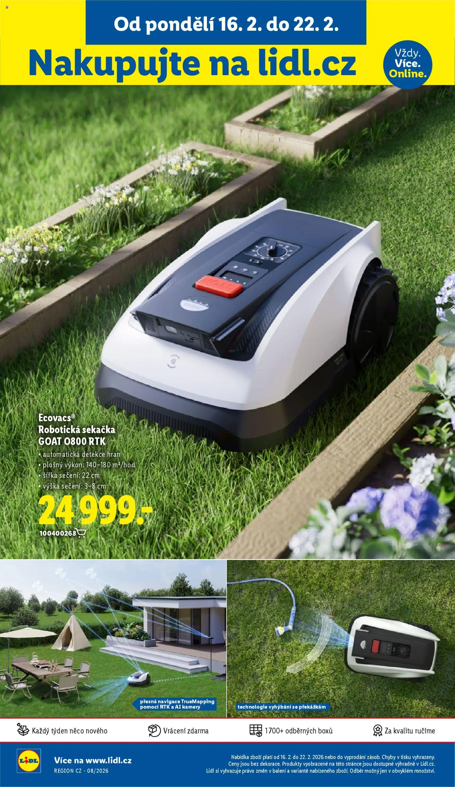 Lidl leták - Spotřební zboží od 16.02.2026 | Strana: 12 | Produkty: Navigace, Sekačka