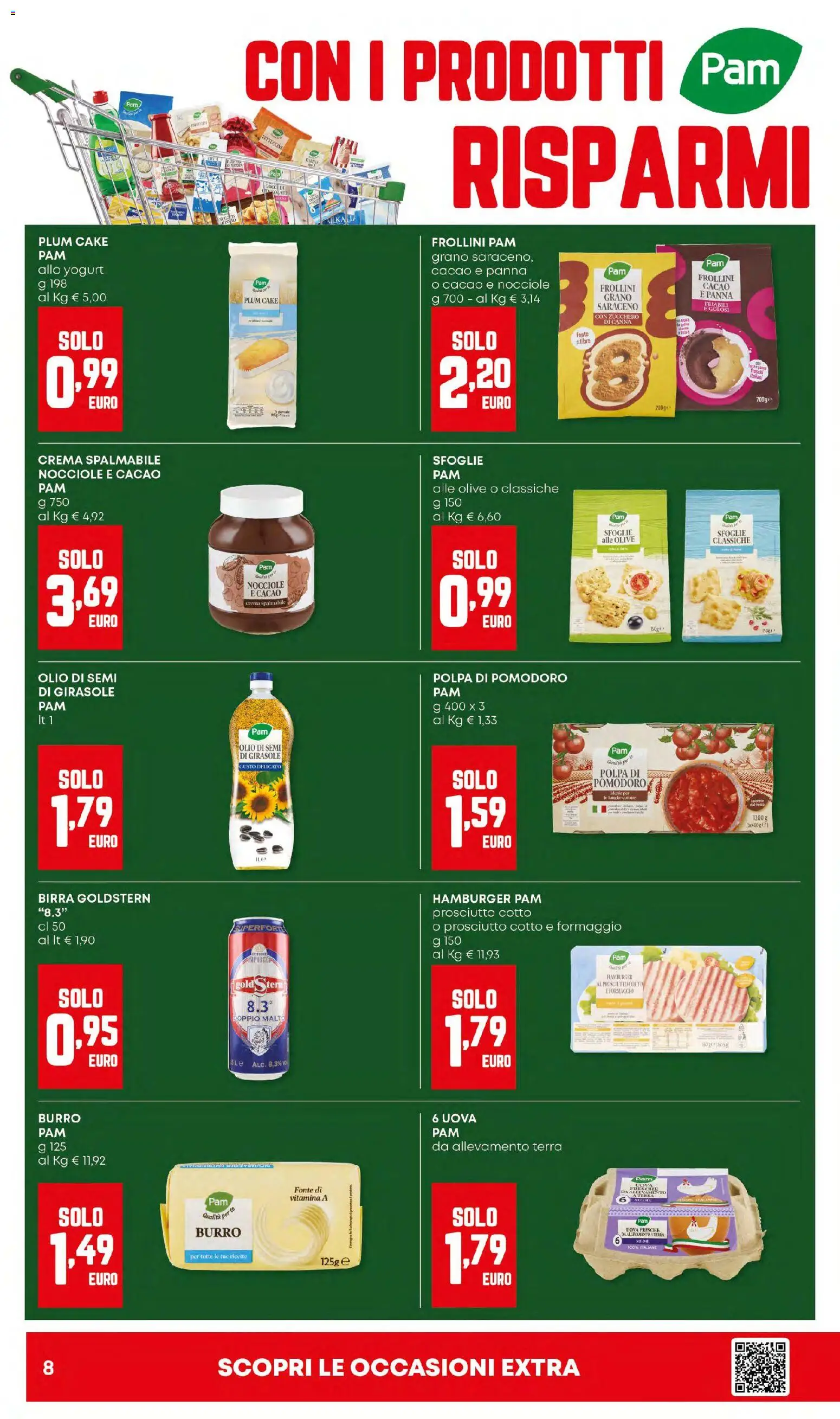 Volantino Panorama del 02.01.2026 | Pagina: 8 | Prodotti: Uova, Zucchero, Burro, WC