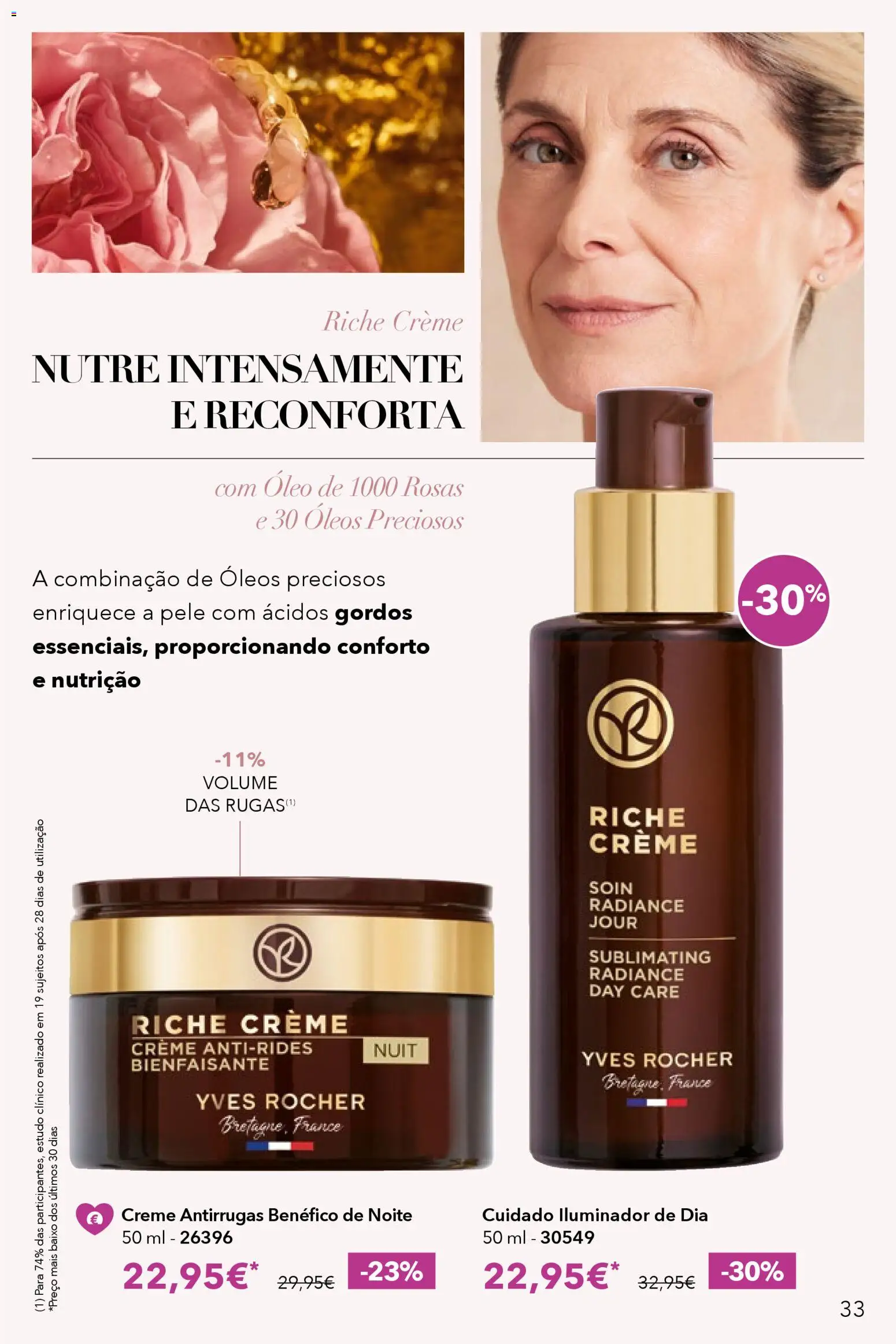 Yves Rocher catálogo 5 │ válido de 31.03.2026 | Página: 33 | Produtos: Iluminador, Óleo, Creme