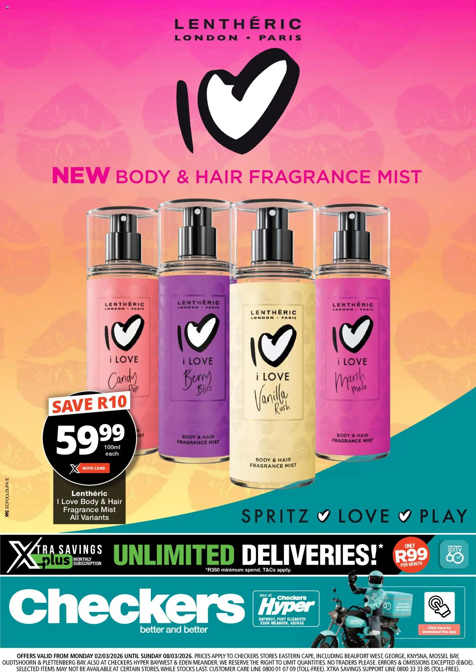 New Checkers catalogue – valid from 02.03.2026 | Page: 1 | Products: Fragrance