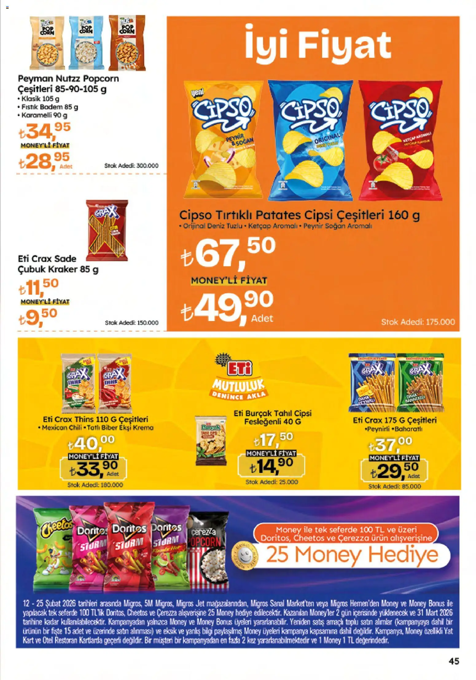 Migros Katalog - 5M Migroskop Dijital - 05.02.2026 tarihinden itibaren geçerlidir | Sayfa: 45 | Ürünler: Peynir, Ekşi krema, Krema, Tahıl