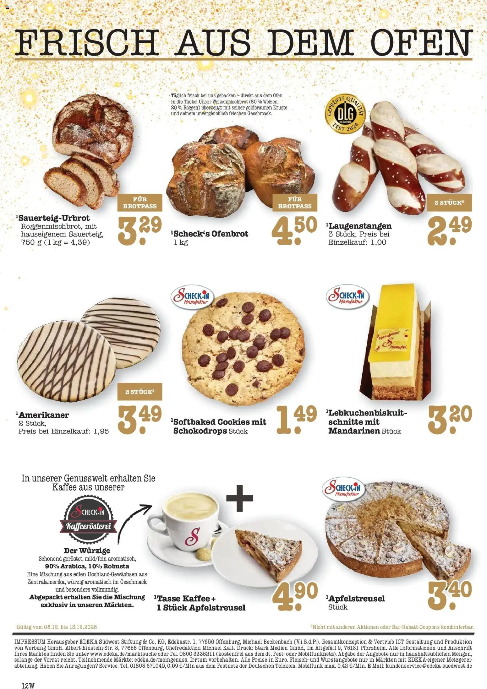 Edeka prospekt Offenbach	 – gültig ab 08.12.2025 | Seite: 12 | Produkte: Theke, Kaffee, Mandarinen, Apple