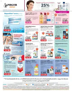Pingvin Patika Akciós újság - amely érvényes a következő dátumtól: 01.11.2025 | Oldal: 8