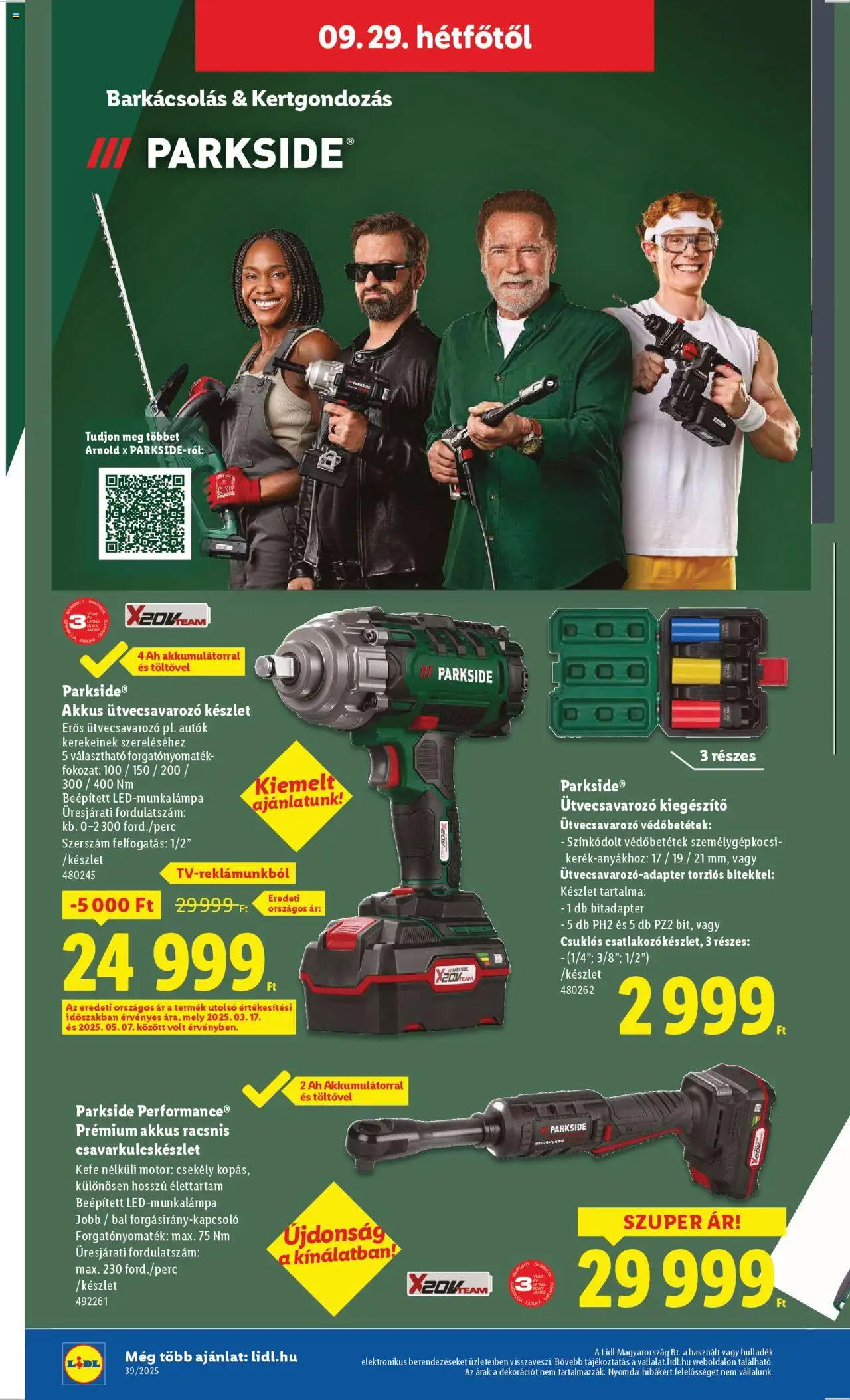 Lidl akciós ujság - amely érvényes a következő dátumtól: 25.09.2025 | Oldal: 46 | Termékek: Parkside, Kefe