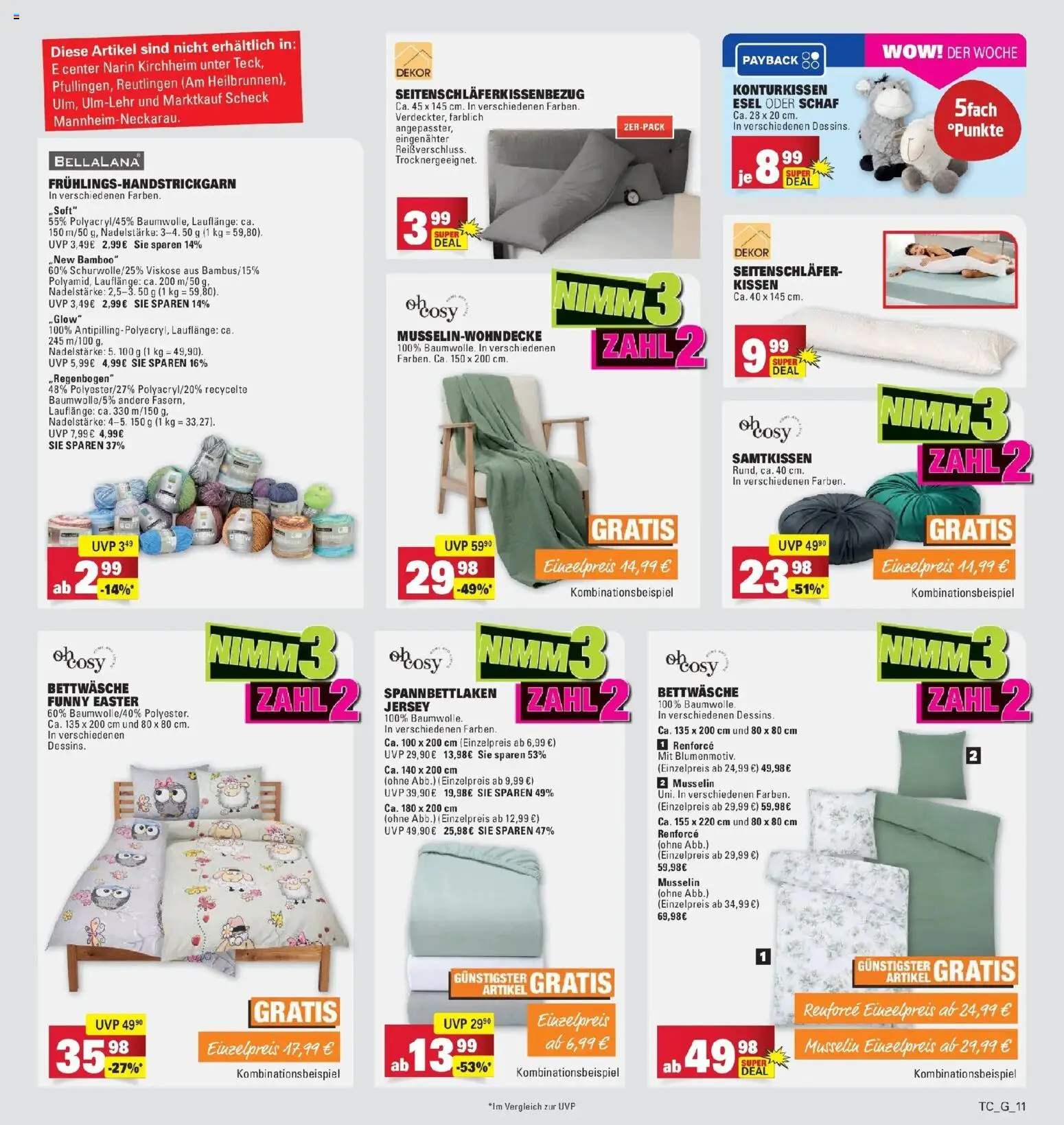 Edeka prospekt Göppingen	 – gültig ab 29.03.2026 | Seite: 47 | Produkte: Kissen, Bettwäsche