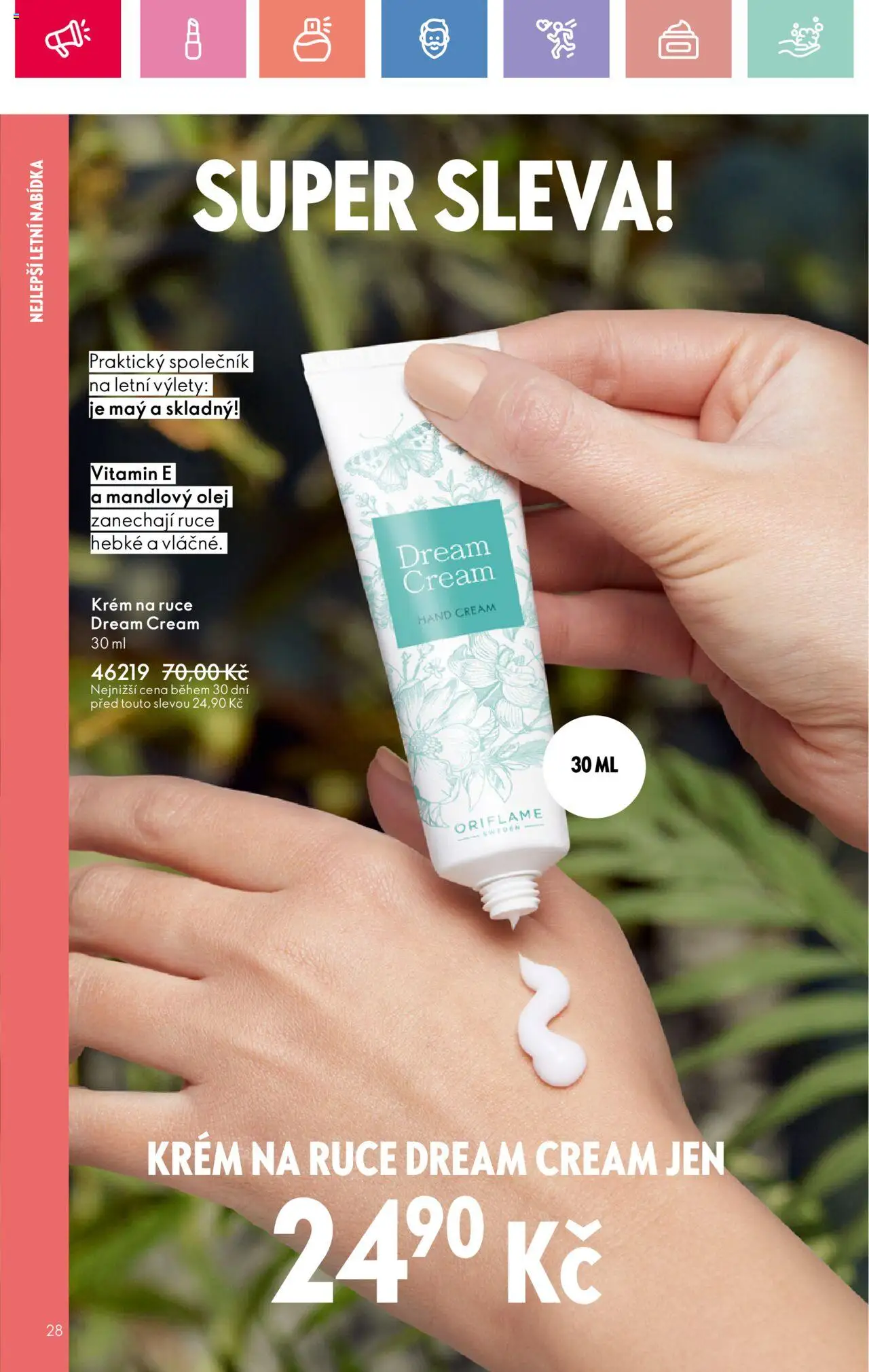 Oriflame katalog č.10/2025 od 06.07.2025 | Strana: 28 | Produkty: Krém na ruce, Olej, Krém