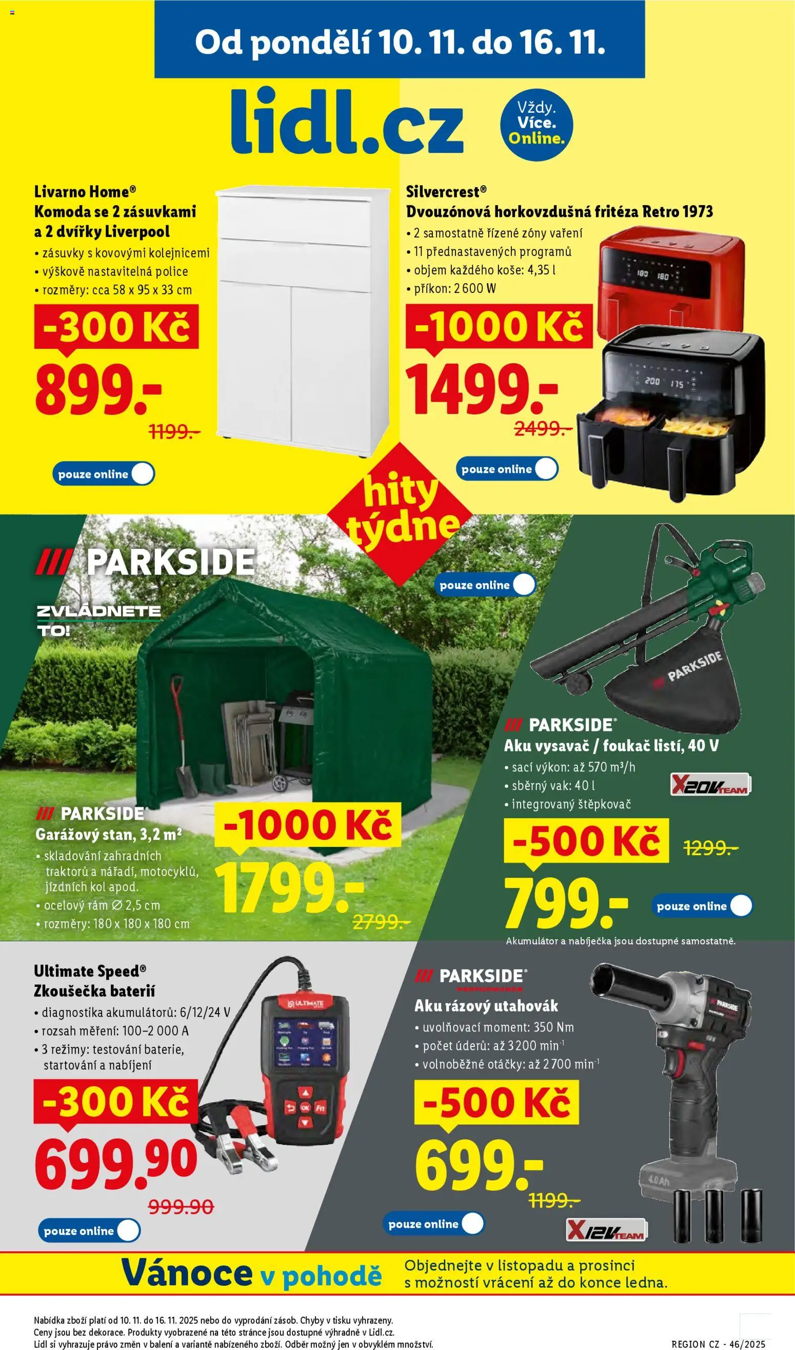 Lidl leták od 13.11.2025 | Strana: 31 | Produkty: Rázový utahovák, Fritéza, Komoda, Police