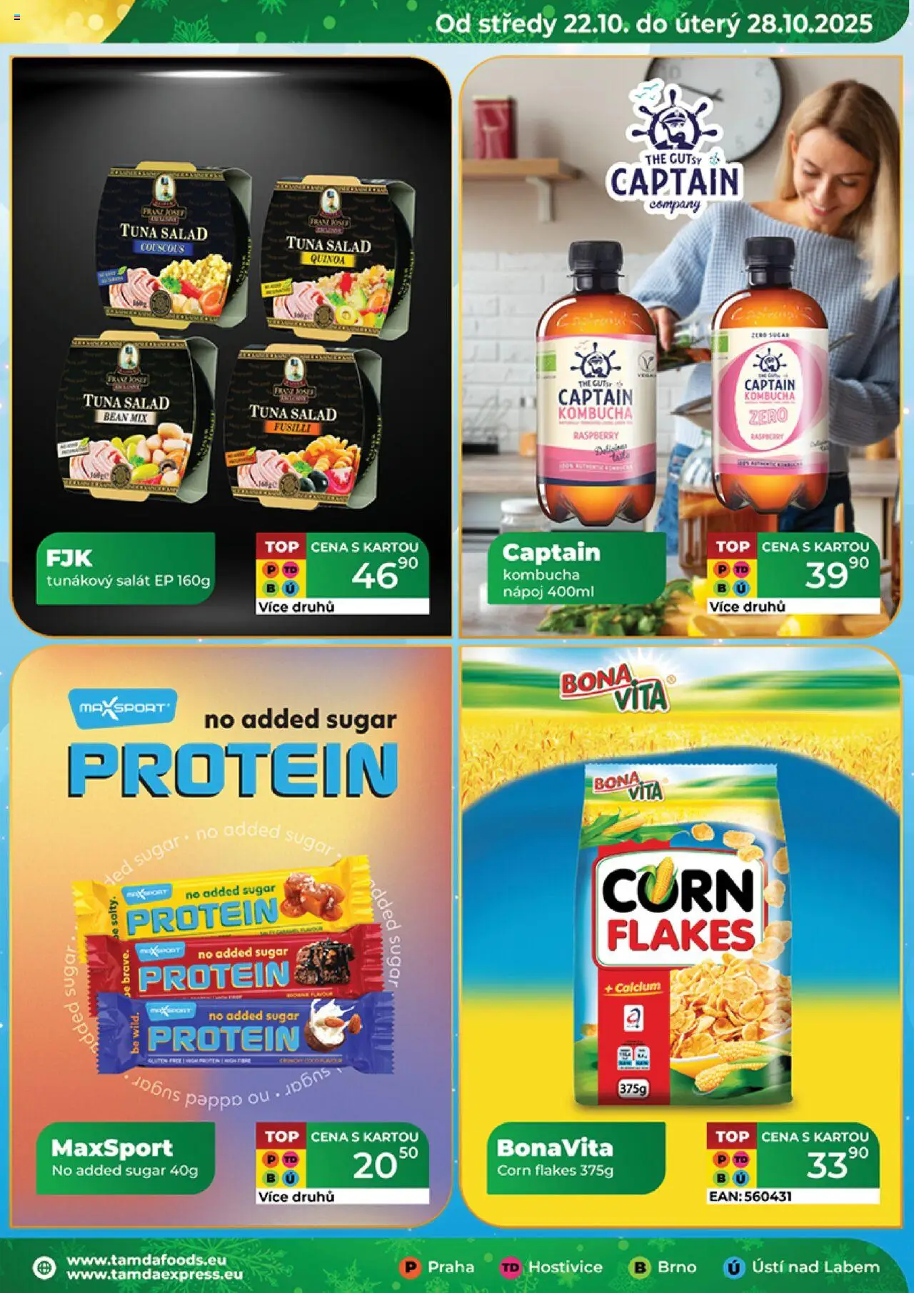 Tamda Foods leták od 22.10.2025 | Strana: 13 | Produkty: Salát, Protein, Quinoa, Tuňákový salát