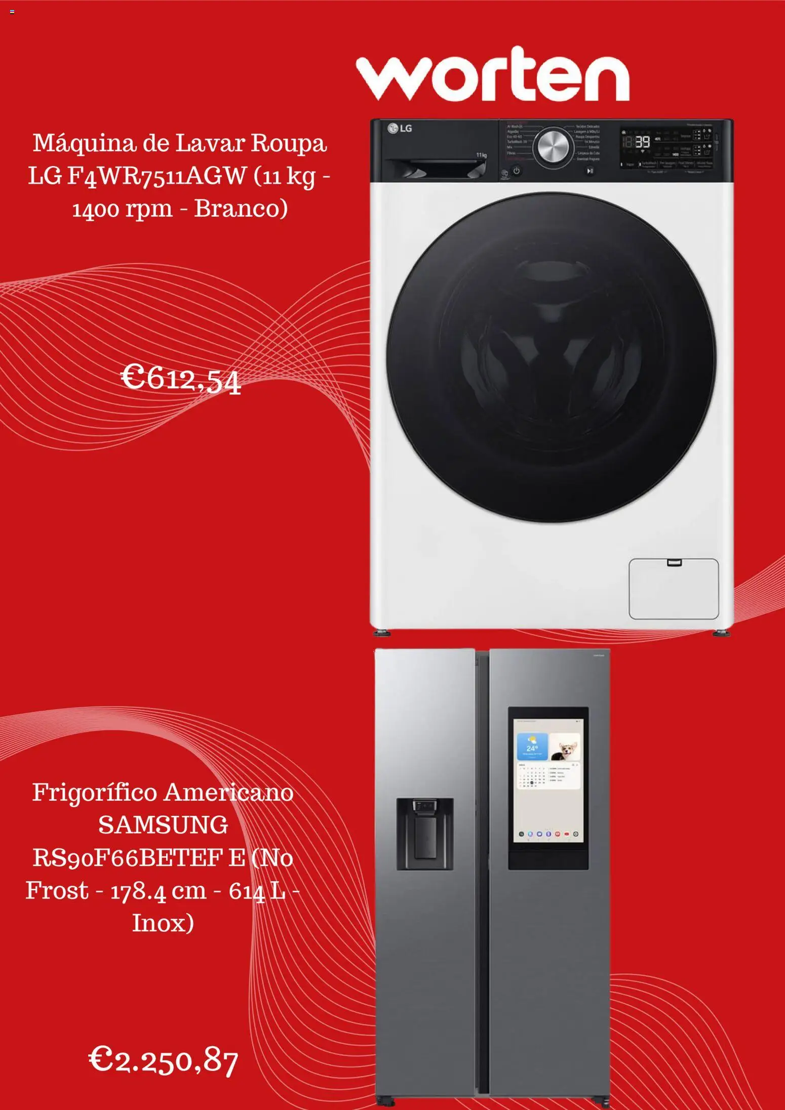 Worten Promoções │ válido de 04.12.2025 | Página: 4 | Produtos: Frigorífico, Máquina de lavar