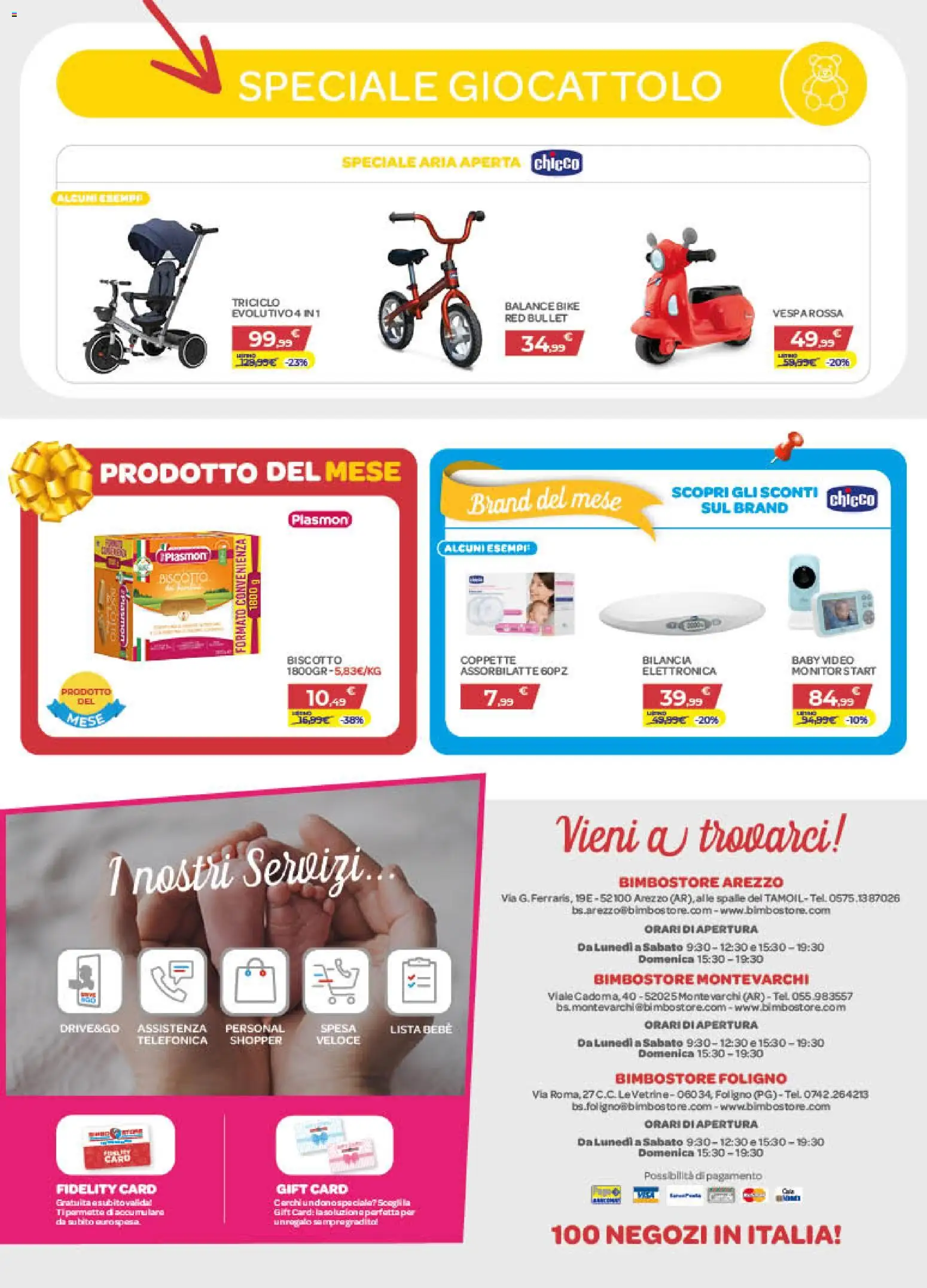 Volantino Bimbo store del 05.03.2026 | Pagina: 18 | Prodotti: Monitor, Video, Bilancia