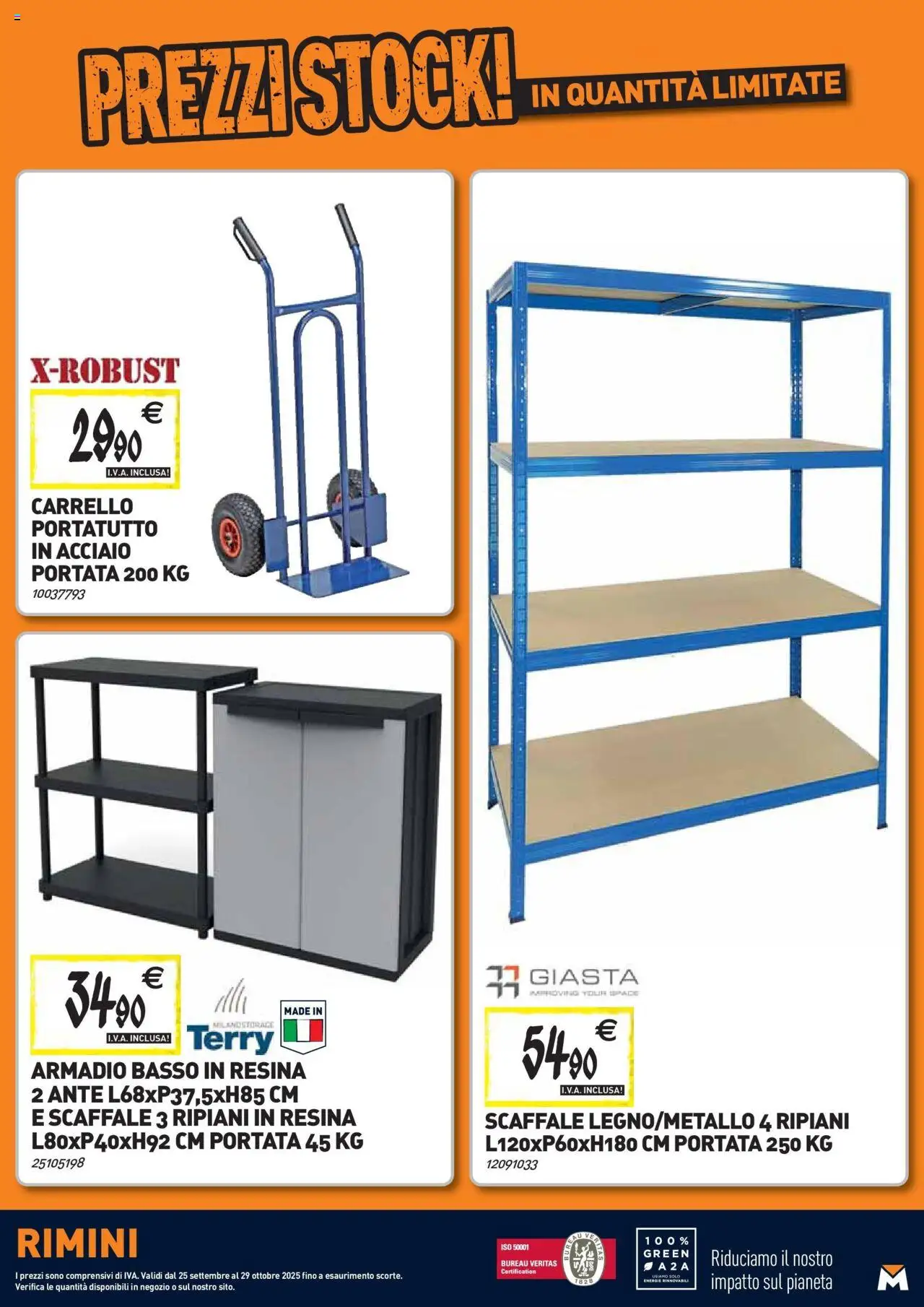 Volantino TECNOMAT del 24.09.2025 | Pagina: 27 | Prodotti: Carrello, Scaffale, Armadio