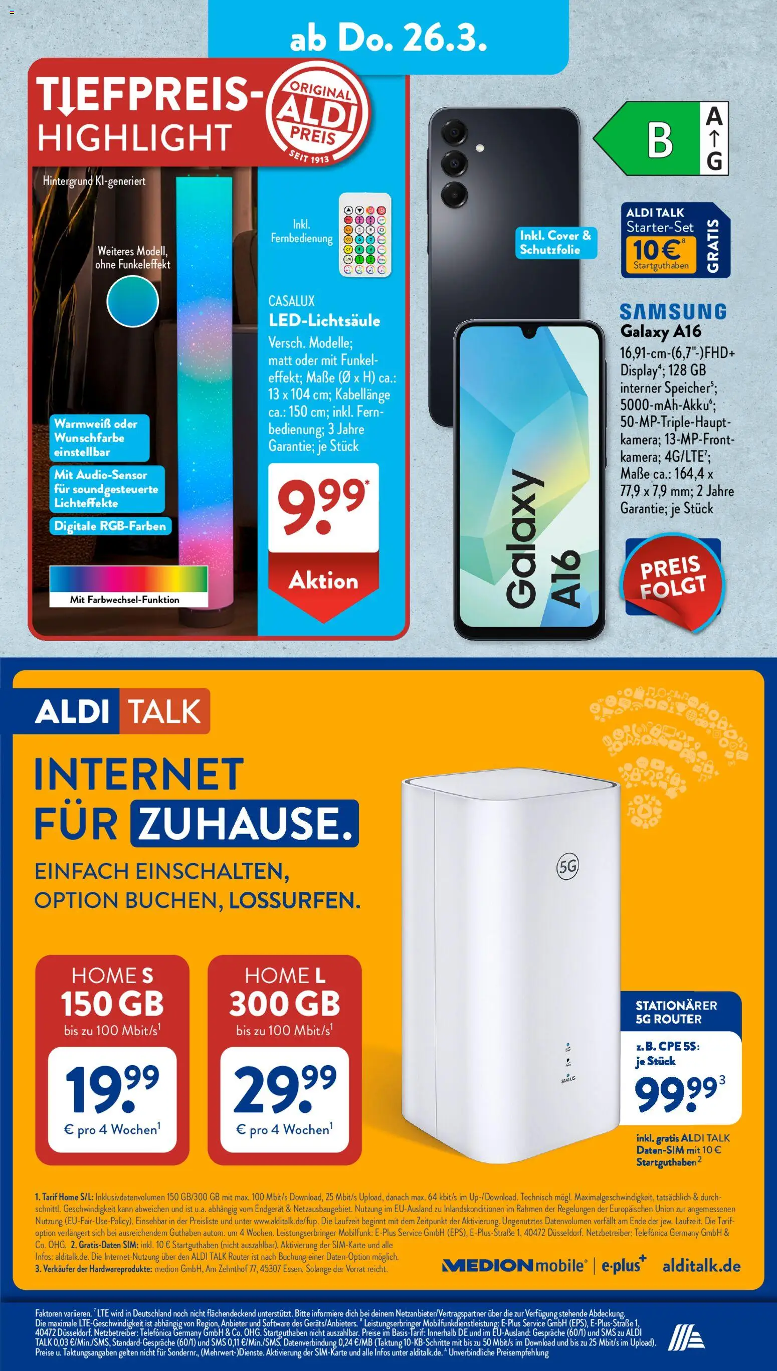 Aldi Süd Prospekt 	 – gültig ab 23.03.2026 | Seite: 8 | Produkte: Samsung