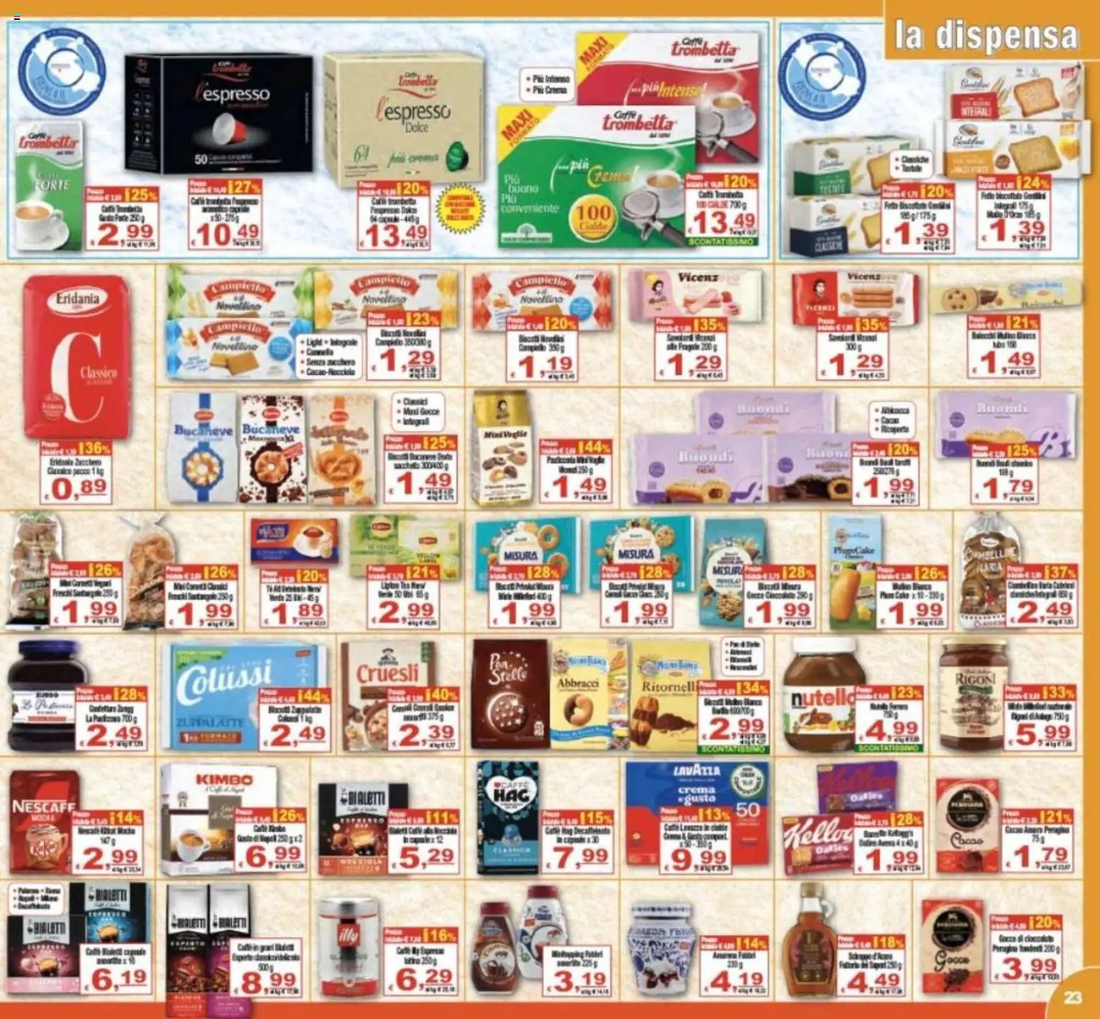 Volantino CTS del 16.12.2025 | Pagina: 23 | Prodotti: Crema, Cioccolato, Plumcake, Lavazza