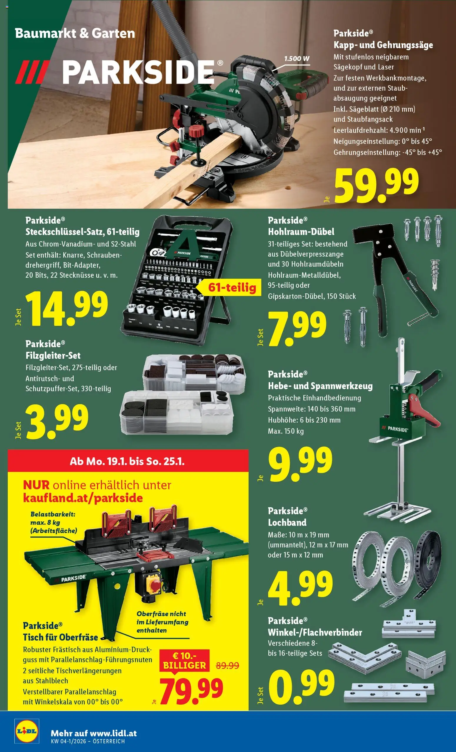Lidl Eisenstadt, Ebenfurth, Mattersburg gültig ab 15.01.2026 | Seite: 34 | Produkte: Tisch