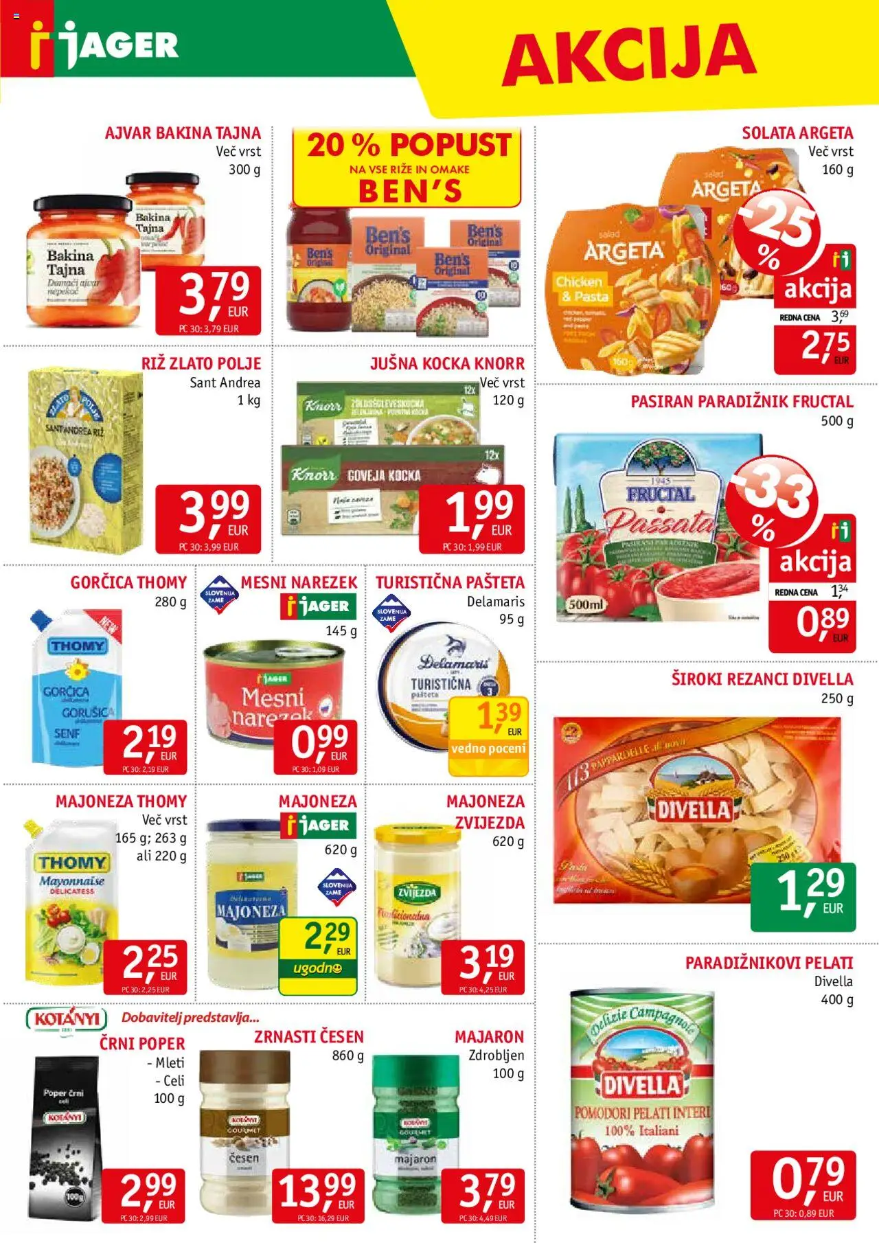 Novi Jager katalog ponudbe – veljaven od 15.10.2025 | Stran: 9 | Izdelki: BB cream, Pašteta, Narezek, Cesen