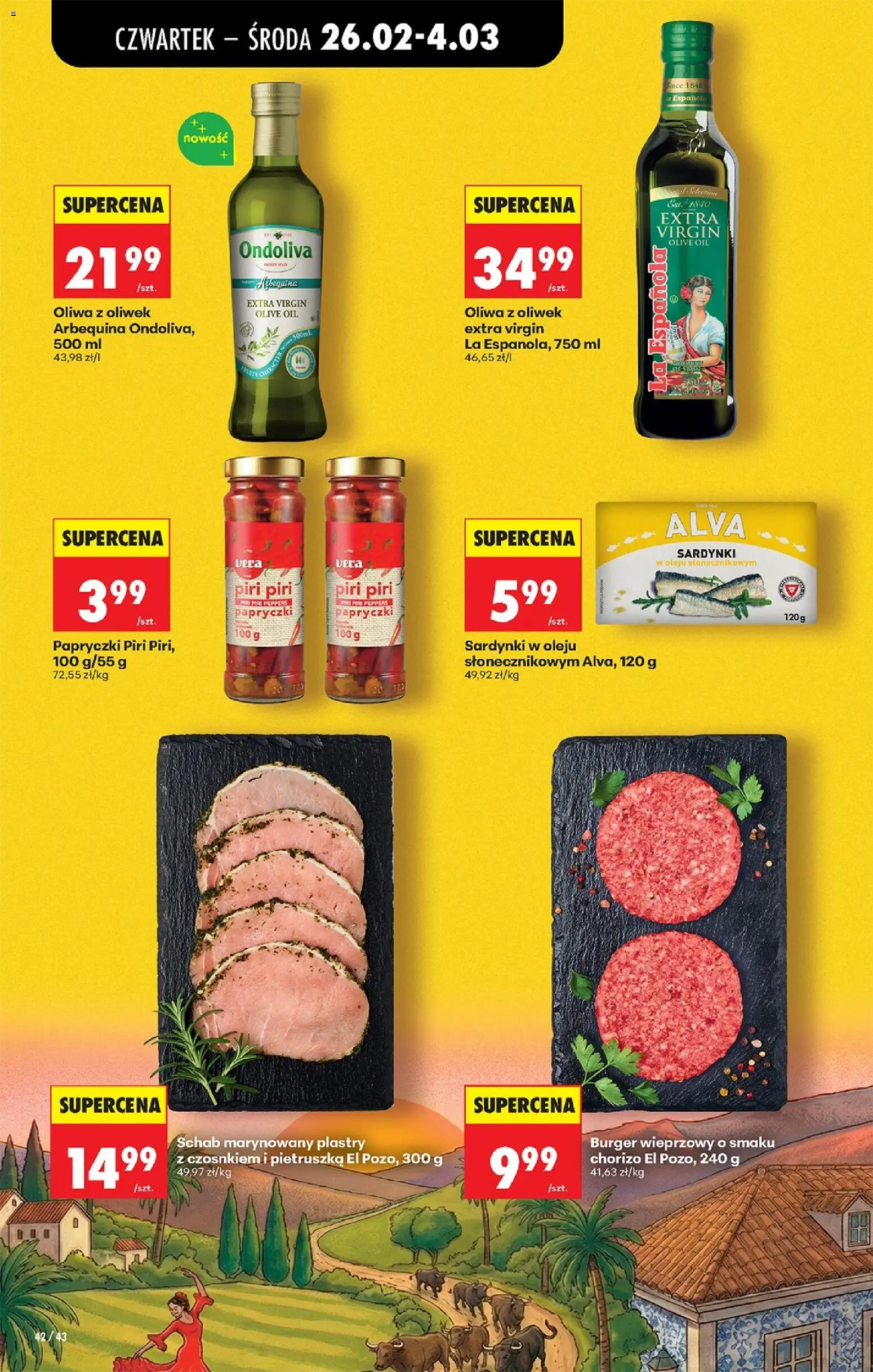 Biedronka gazetka - Oferta w tym tygodniu od 26.02.2026 | Strona: 52 | Produkty: Pietruszka, Schab, Oliwa z oliwek, Oliwa z oliwek extra virgin