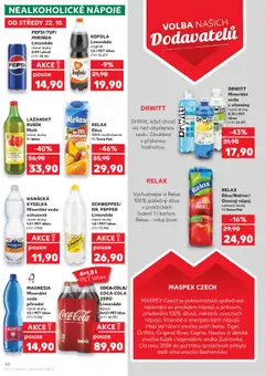 Náhled letáku DRWITT Minerální voda, s vitamíny různé druhy 0,75 I PET láhev od 22.10.2025 | Strana: 42