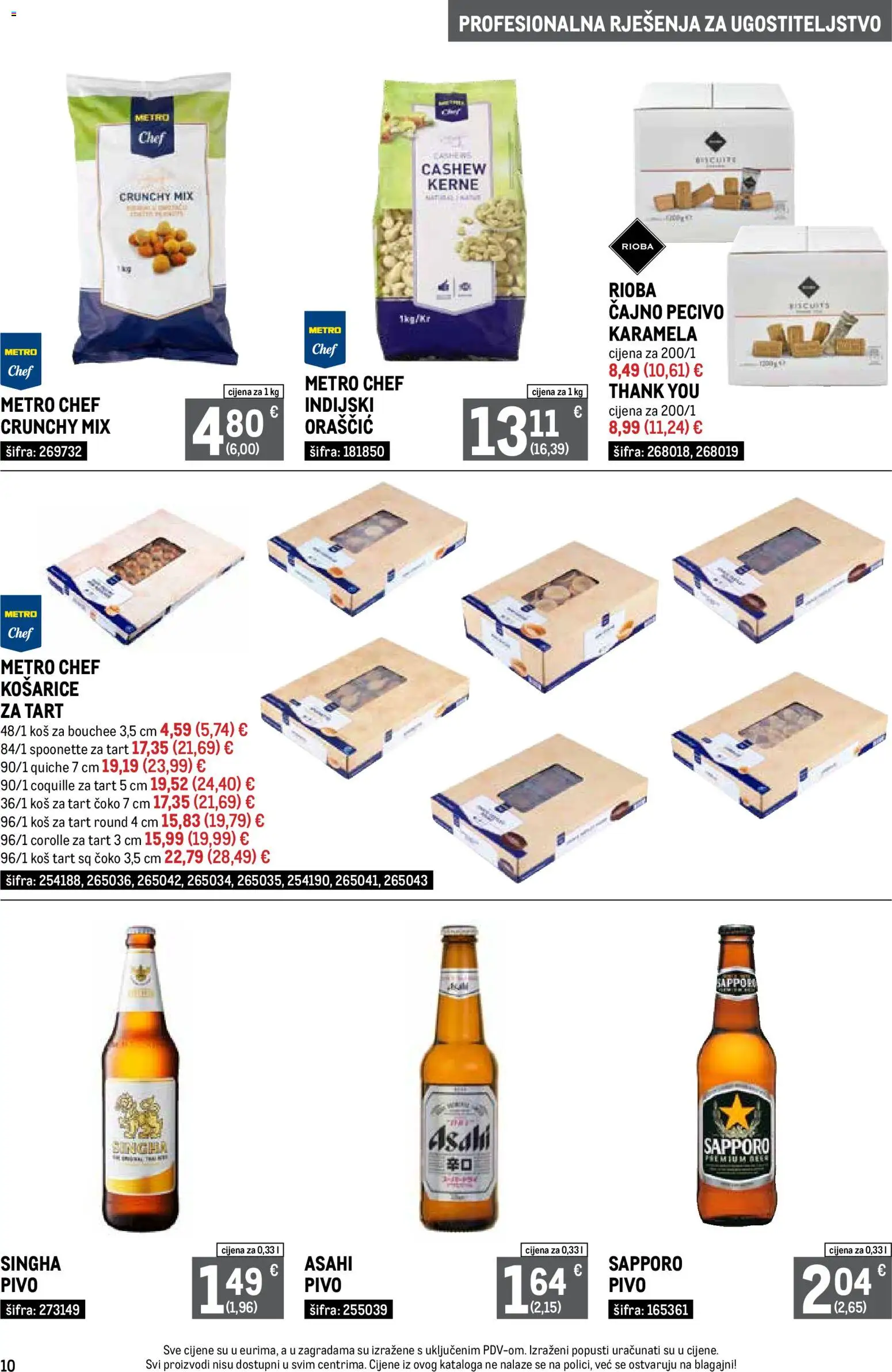 Metro katalog | vrijedi od 02.01.2026 | Stranica: 10 | Proizvodi: Pivo, Karamela, Pecivo