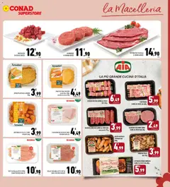 Anteprima del volantino SPIEDINI RUSTICI CARNE AL FUOCO AIA 420g, Rustic meat skewers valido a partire dal 01.12.2025 | Pagina: 11 | Prodotti: Bovino, Pollo, Suino, Hamburger