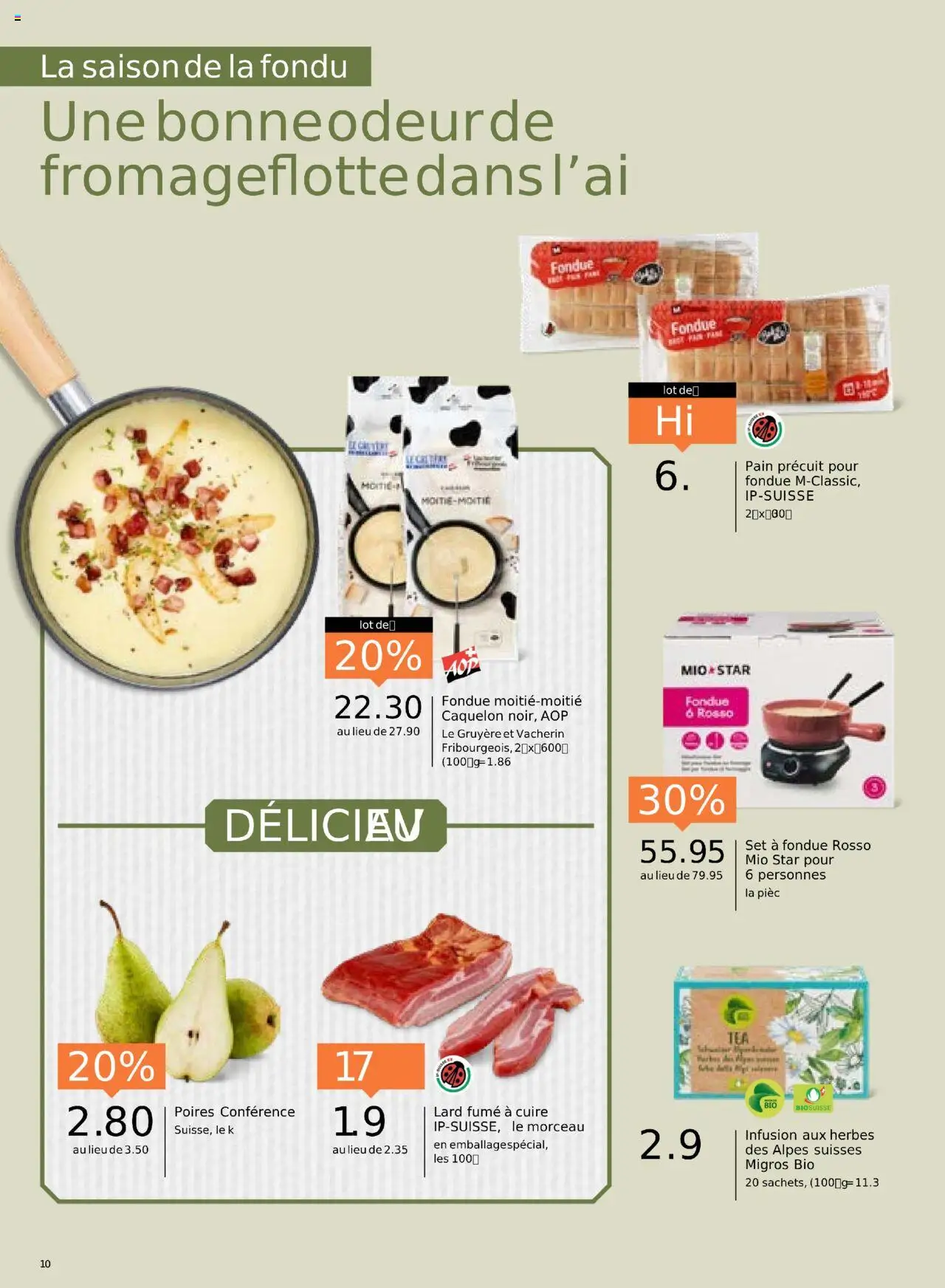 Migros Aktionen FR – gültig ab 14.10.2025 | Seite: 10 | Produkte: Fondue