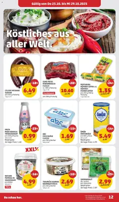 Penny Markt Flugblatt ab 23.10.2025 gültig | Seite: 12 | Produkte: Kraut, Sauerrahm