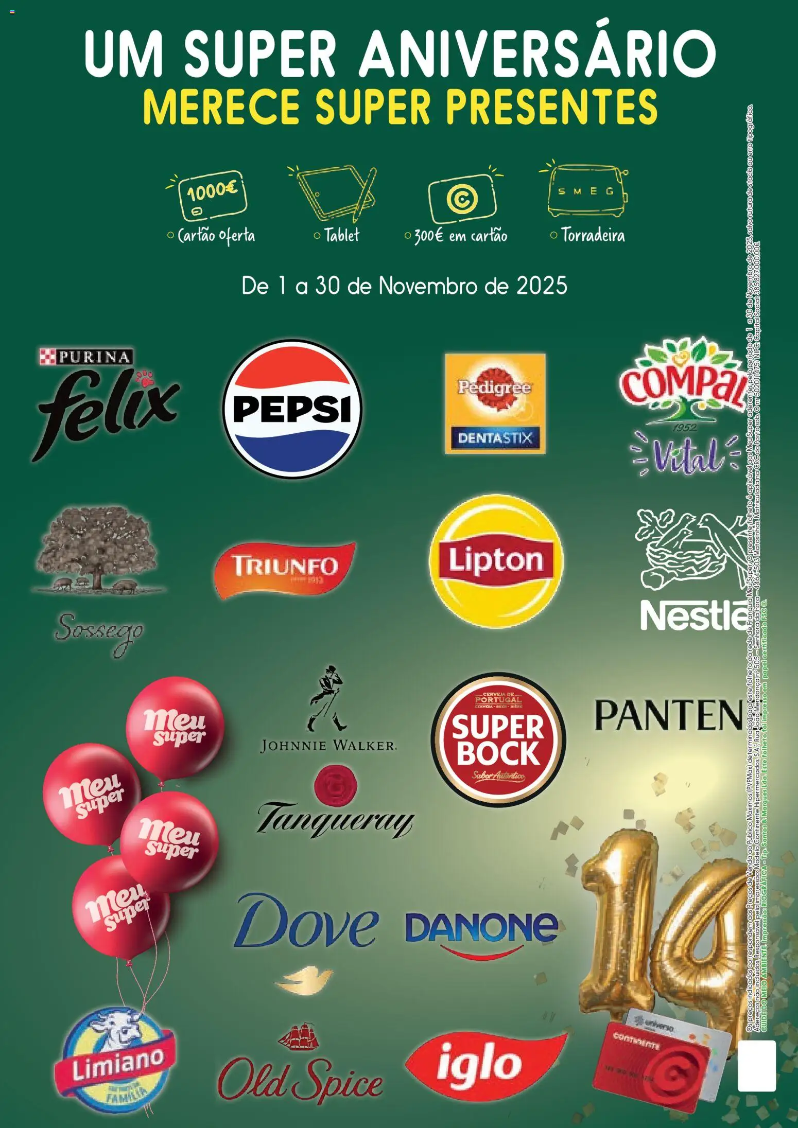 Meu Super folheto │ válido de 01.11.2025 | Página: 2 | Produtos: Torradeira, Nestlé, Tablet