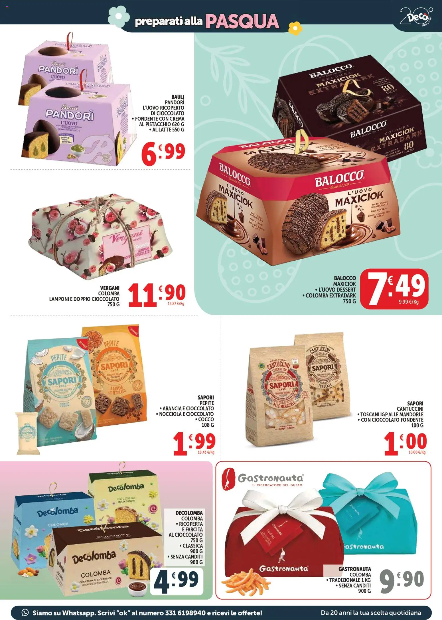 Volantino Decò del 17.03.2026 | Pagina: 3 | Prodotti: Latte, Pasta, Cocco, Arancia