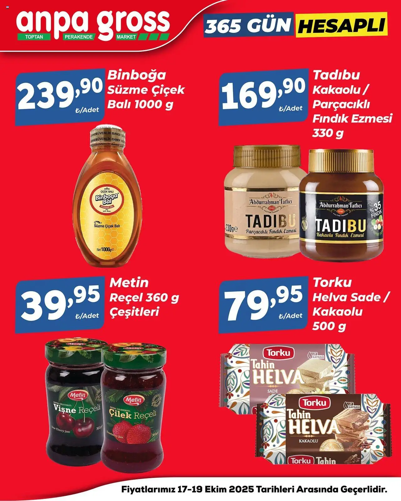 Anpa Gross Katalog Cuma-Pazar - 17.10.2025 tarihinden itibaren geçerlidir | Sayfa: 8 | Ürünler: Fındık, Pancar