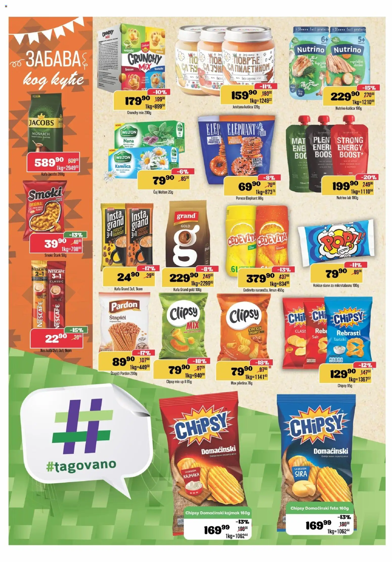 Europrom katalog - važi od 03.12.2025 | Strana: 8 | Proizvode: Cedevita, Kafa, Piletina, Čaj