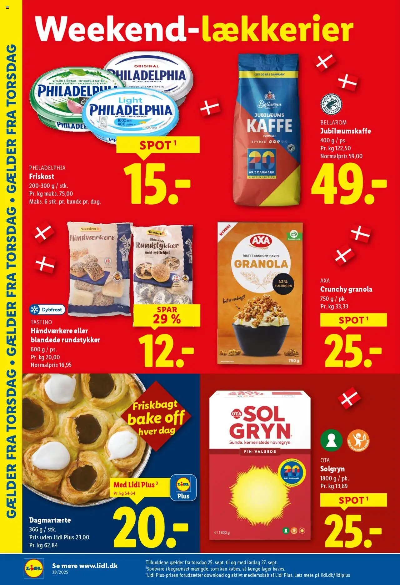 Lidl tilbudsavis – gyldig fra 21.09.2025 | Side: 32 | Produkter: Kaffe, Hvidløg, Havregryn, Søm