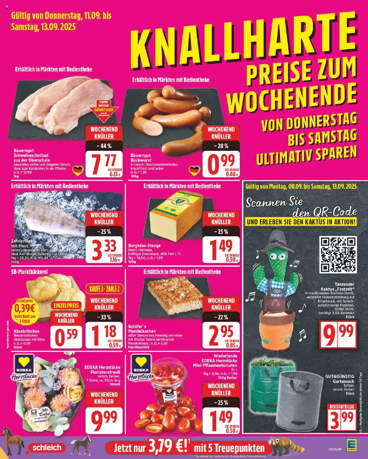 Edeka Prospekt 	 – gültig ab 08.09.2025 | Seite: 15 | Produkte: Bockwurst, Grill, Käse, Bauerngut