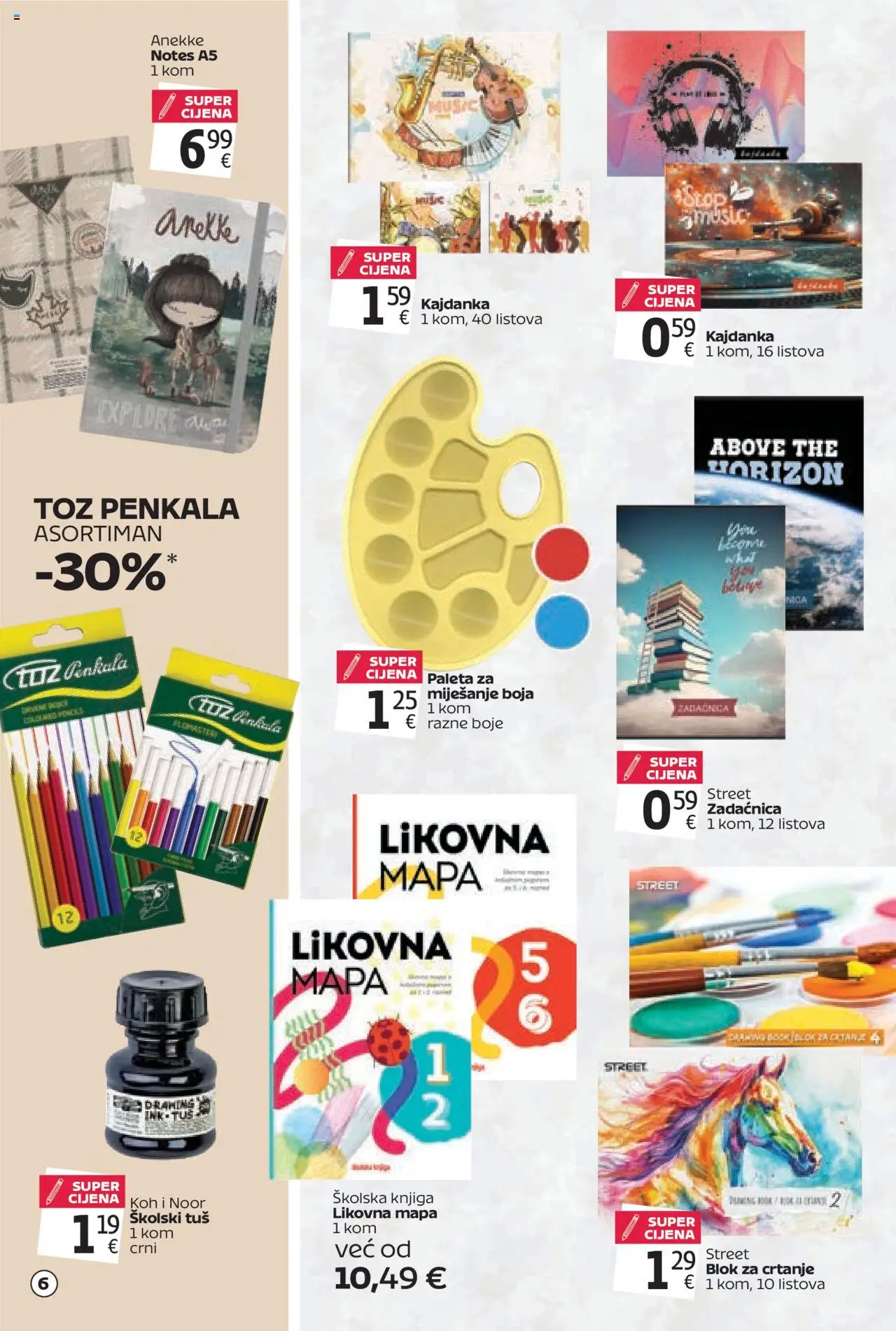 Tommy katalog | vrijedi od 18.08.2025 | Stranica: 6 | Proizvodi: Paleta, Tuš, Anekke