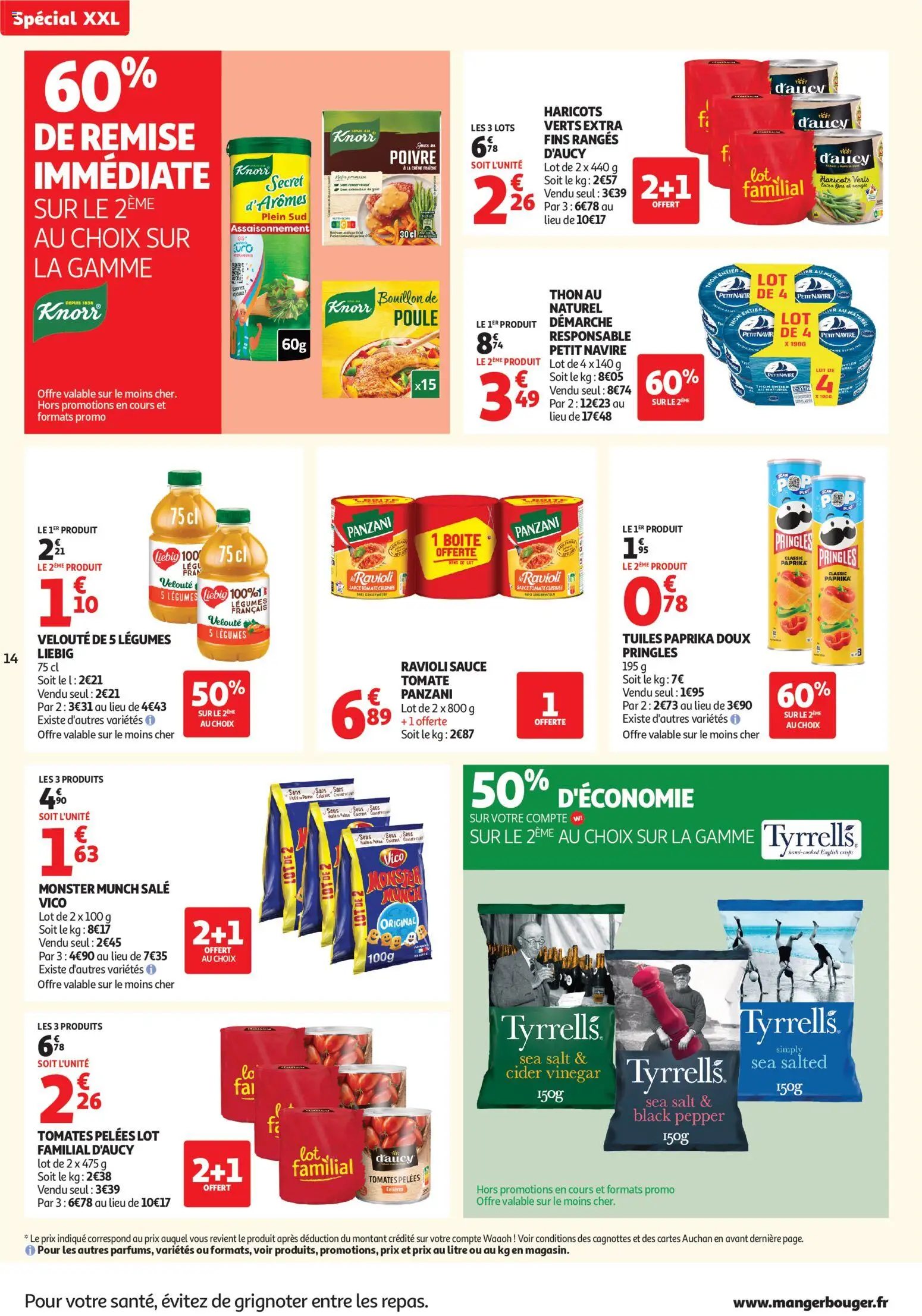 {H1} | Page: 14 | Produits: Paprika, Haricots verts, Poivre, Tomates