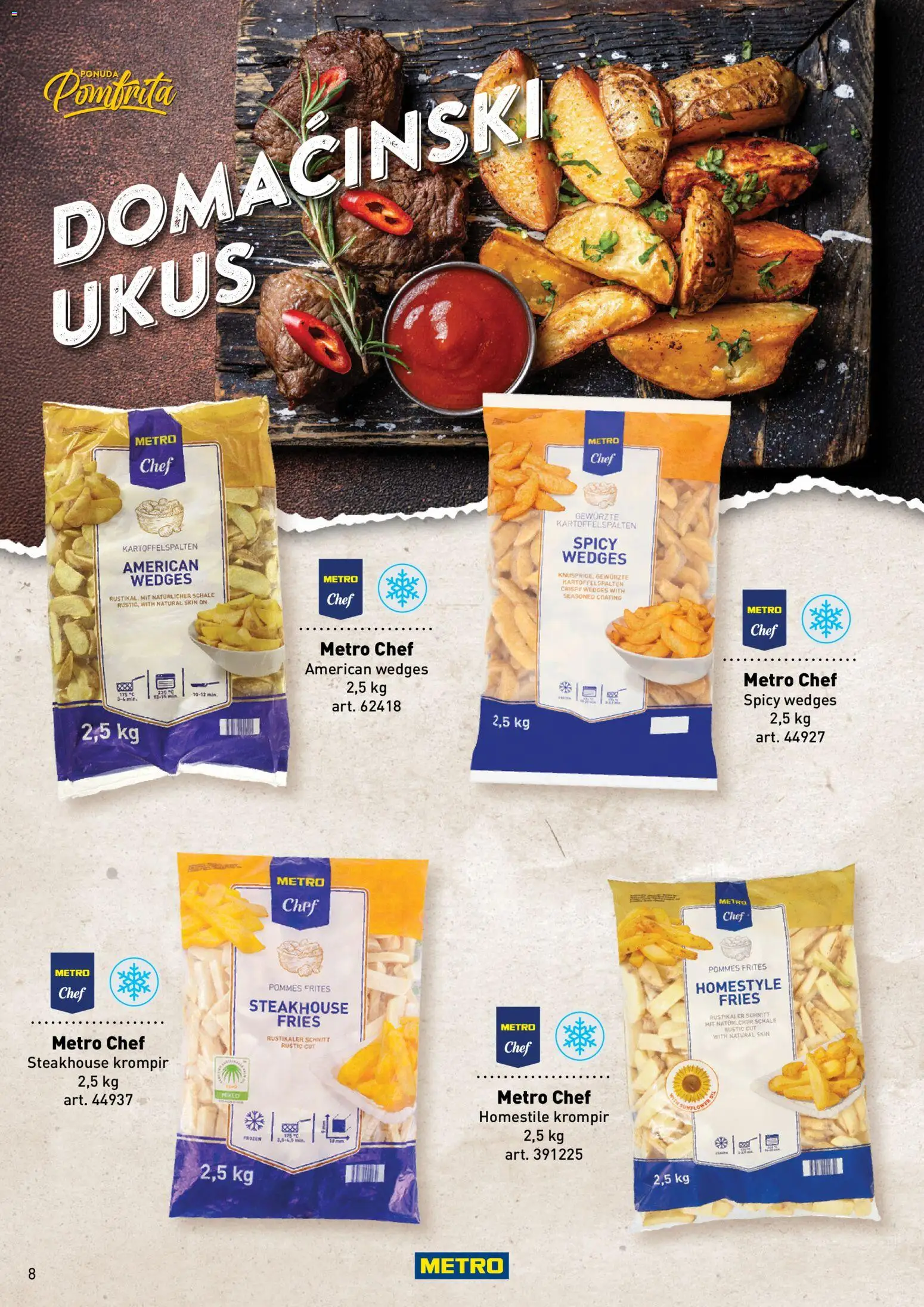 Metro katalog - važi od 01.03.2026 | Strana: 8 | Proizvode: Krompir