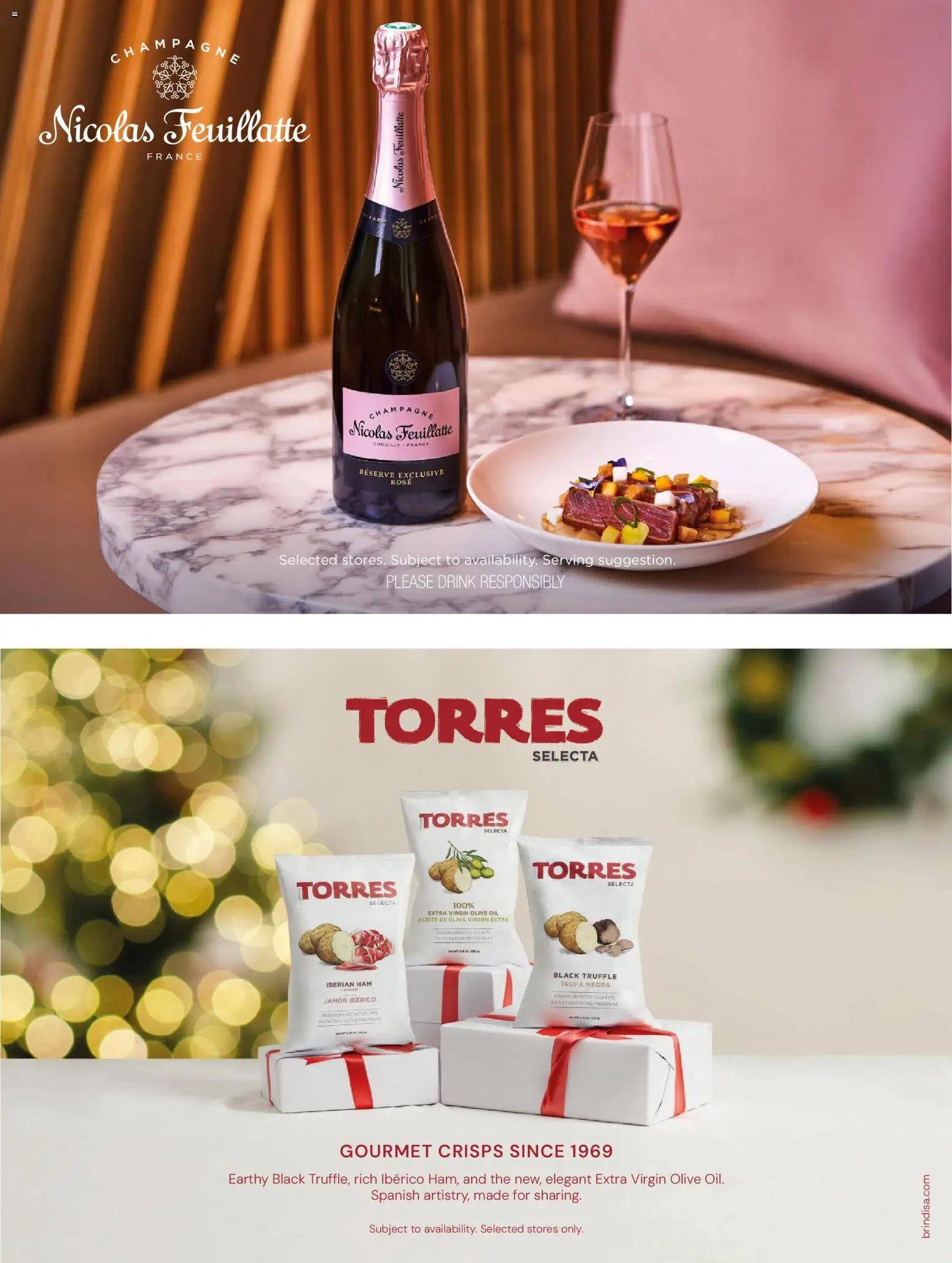 {H1} | Page: 20 | Products: Olive oil, Oil, Ham, Champagne