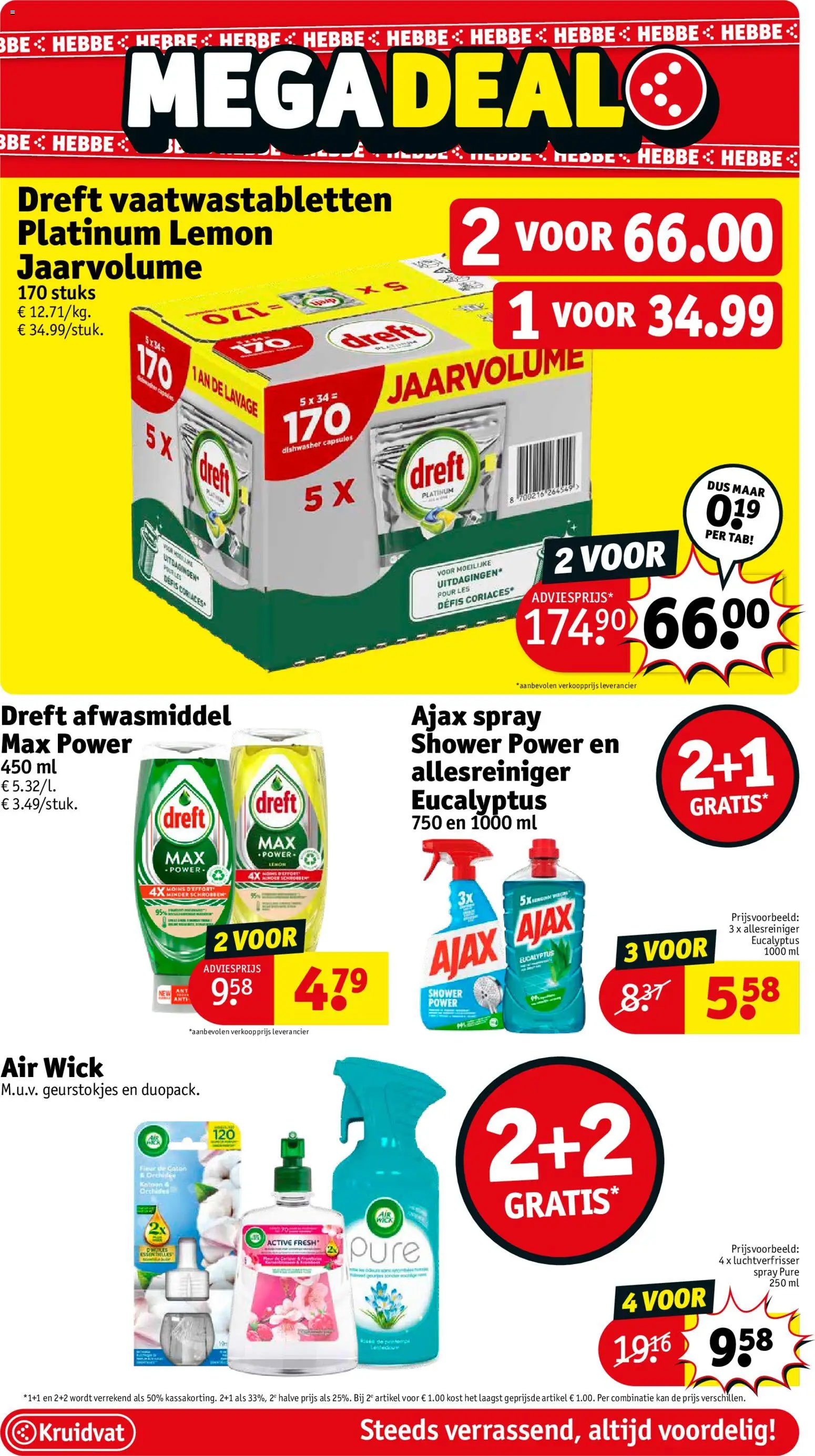 {H1} | Pagina: 52 | Producten: Allesreiniger, Afwasmiddel, Luchtverfrisser, Kan