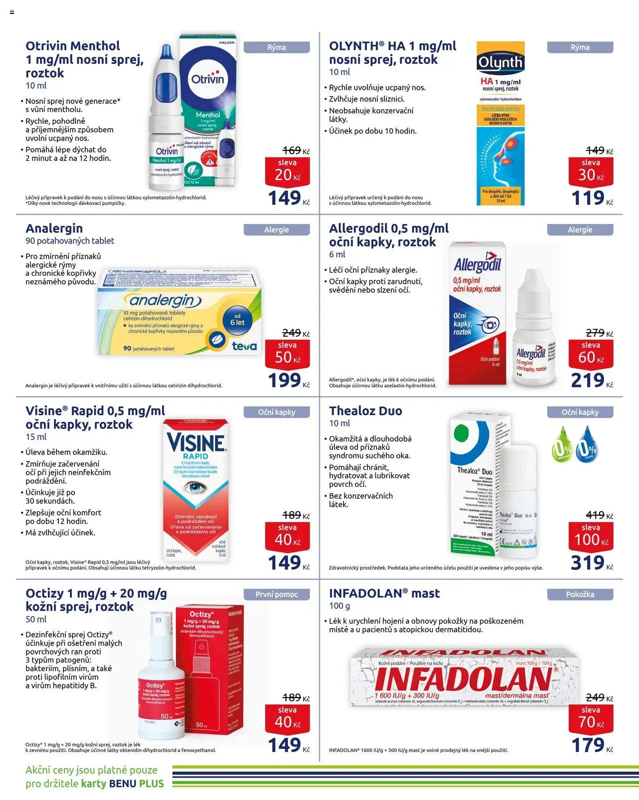 Benu leták od 01.07.2025 | Strana: 4 | Produkty: Oční kapky, Tablet, Vitamin D, Olynth