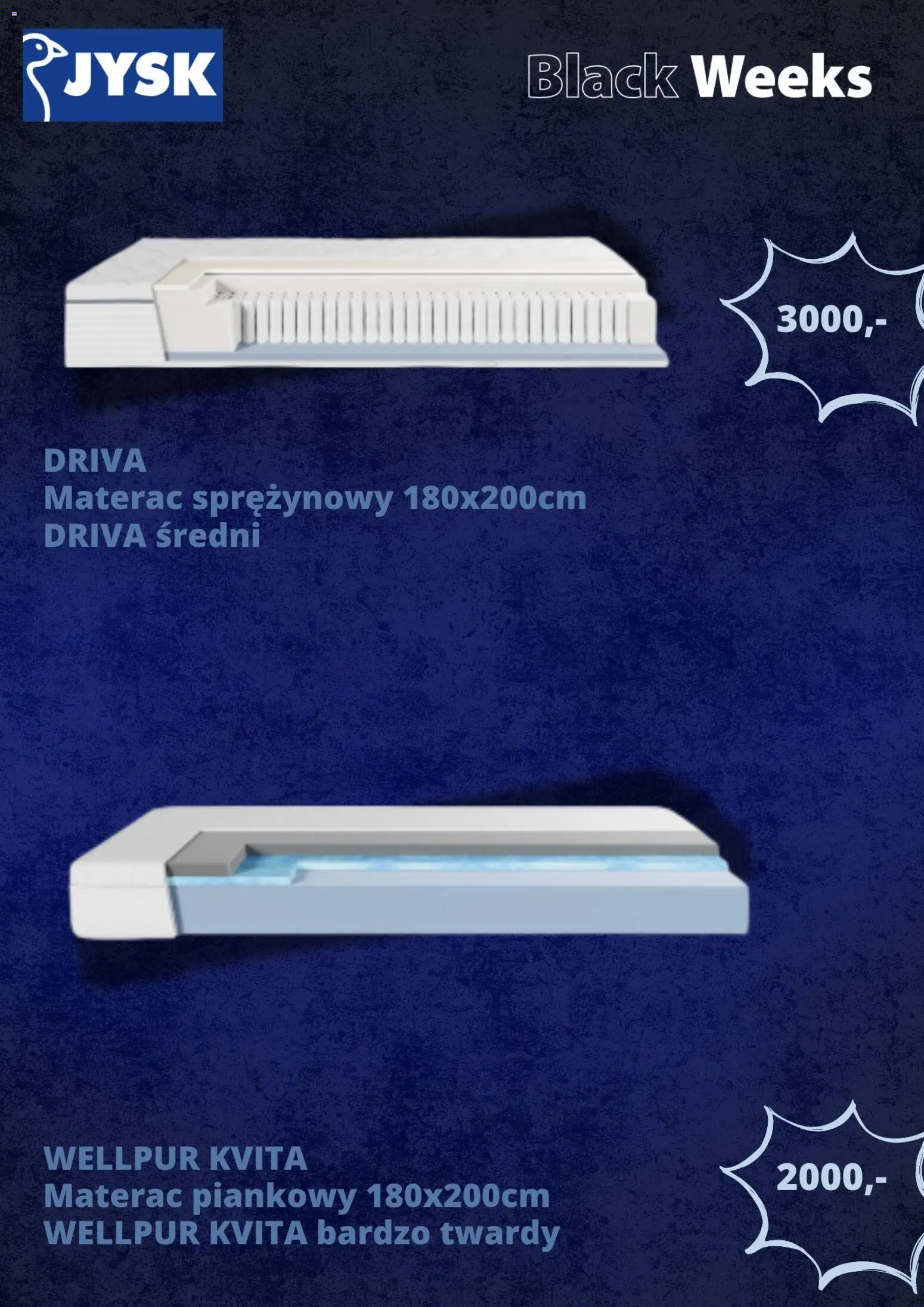 JYSK Black Friday od 05.11.2025 | Strona: 4 | Produkty: Materac