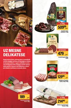Zlatiborac Premium šunka u foliji, 100g, Premium ham in foil, 100g - pregled Mega Maxi kataloga - važi od 02.04.2026 | Strana: 14 | Proizvode: Crveno vino, Salama, Vino, Pečenica