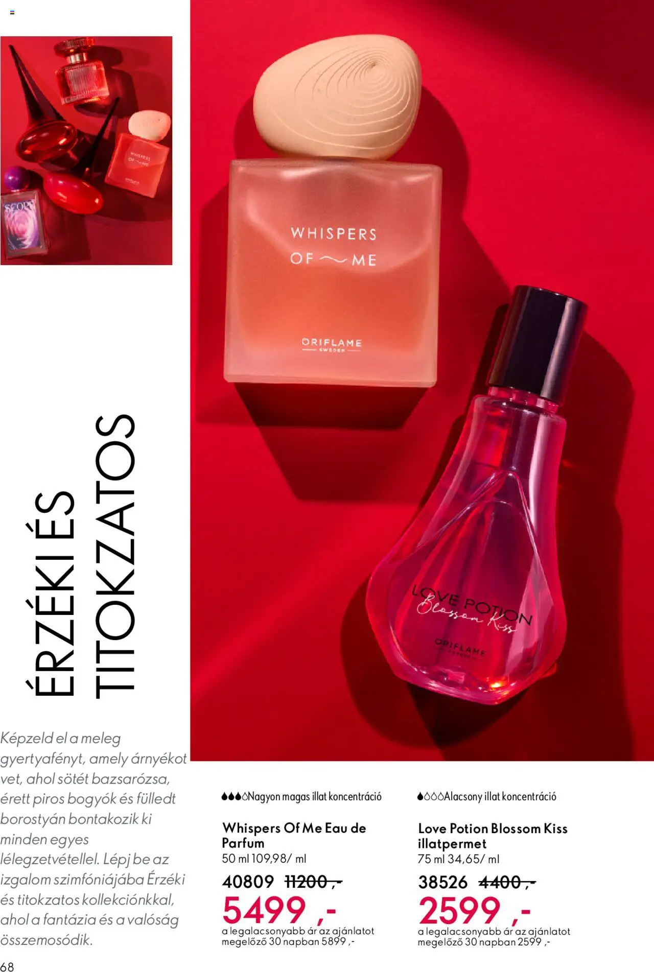 Oriflame akciós ujság - amely érvényes a következő dátumtól: 01.10.2025 | Oldal: 68 | Termékek: Parfüm